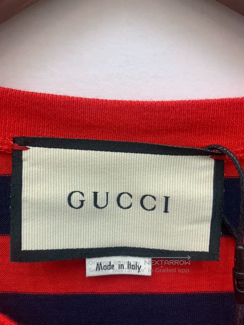 Gucci Gucci Classic red and black striped T-shirt Size US XS / EU 42 / 0 - 3 Thumbnail