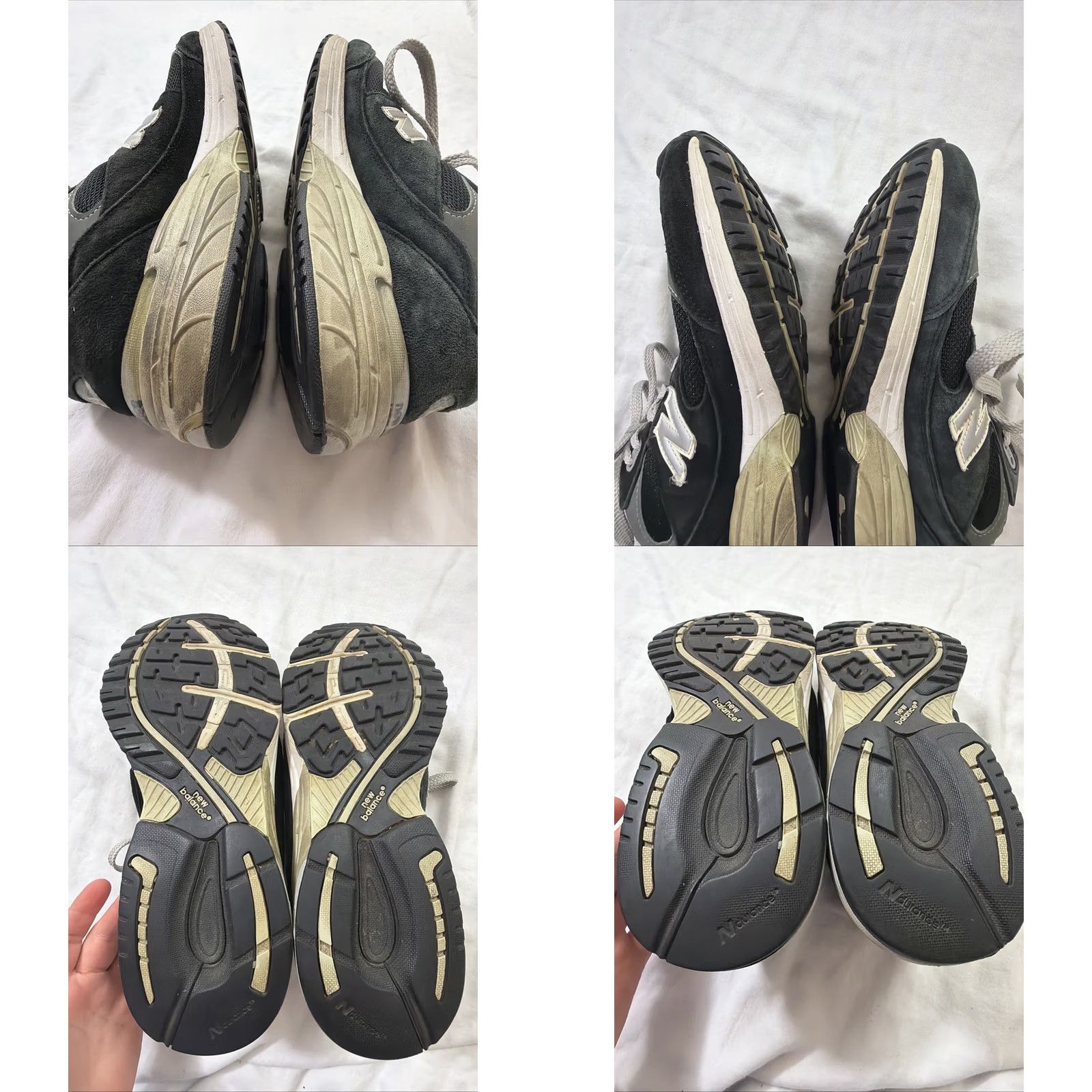 New Balance New Balance 993 Sneaker Black White Made In USA 11 Mens USA Theme Suede Low Top Lace Up Running Casual Shoes Size US 11 / EU 44 - 10 Thumbnail