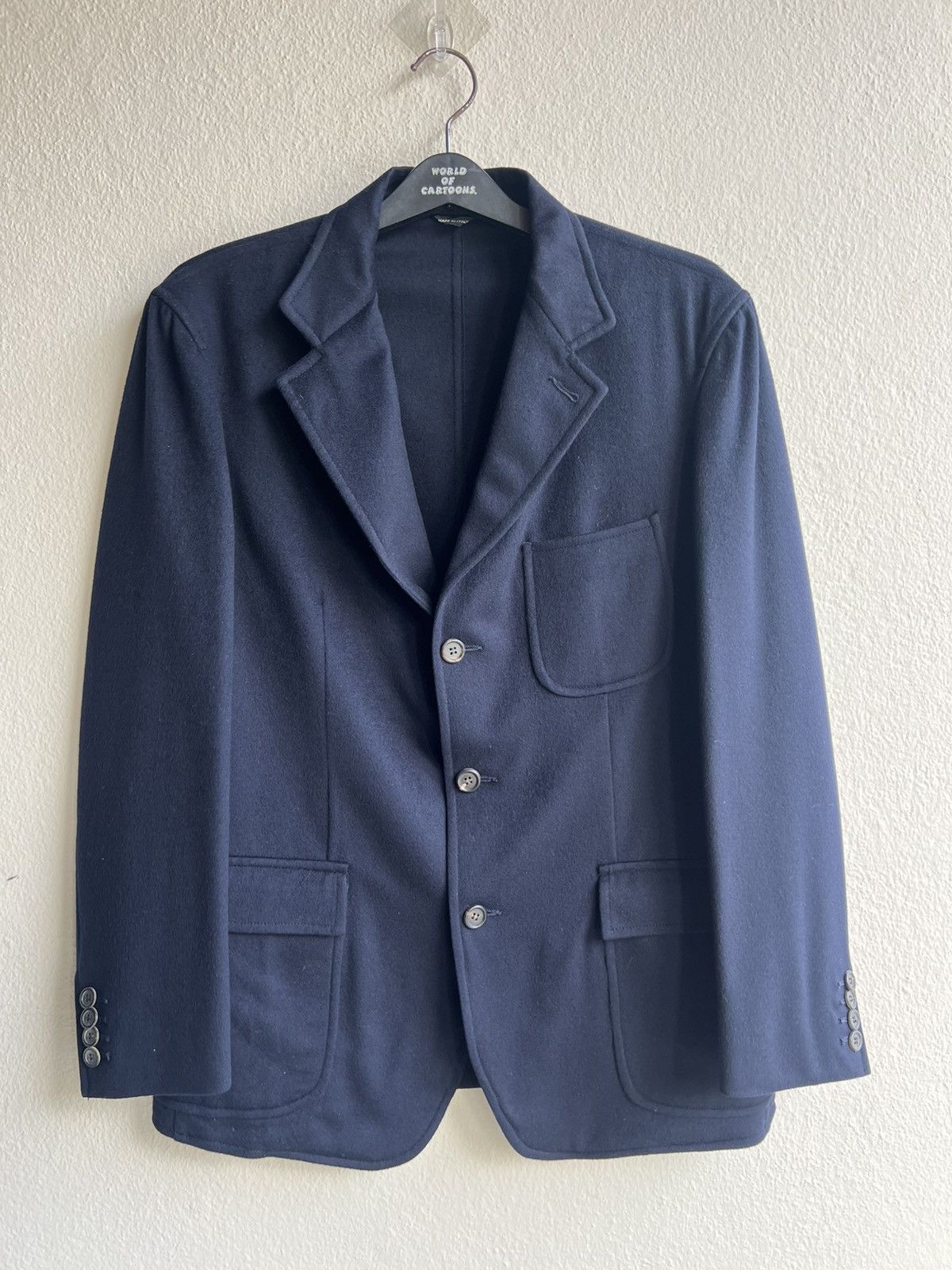 Japanese Brand Loro Piana Fabric ESTNATION Wool Coat Blazer Jacket Size US M / EU 48-50 / 2 - 1 Thumbnail