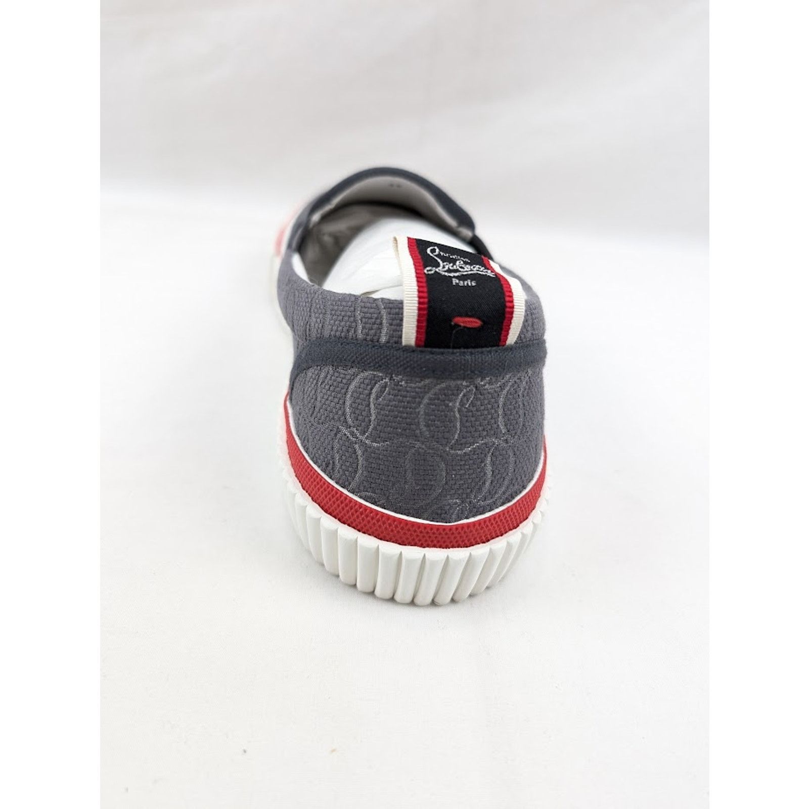 Christian Louboutin o1rshd1 Pedro Boat Flat Sneakers in Smoky Size US 12.5 / EU 45-46 - 10 Thumbnail