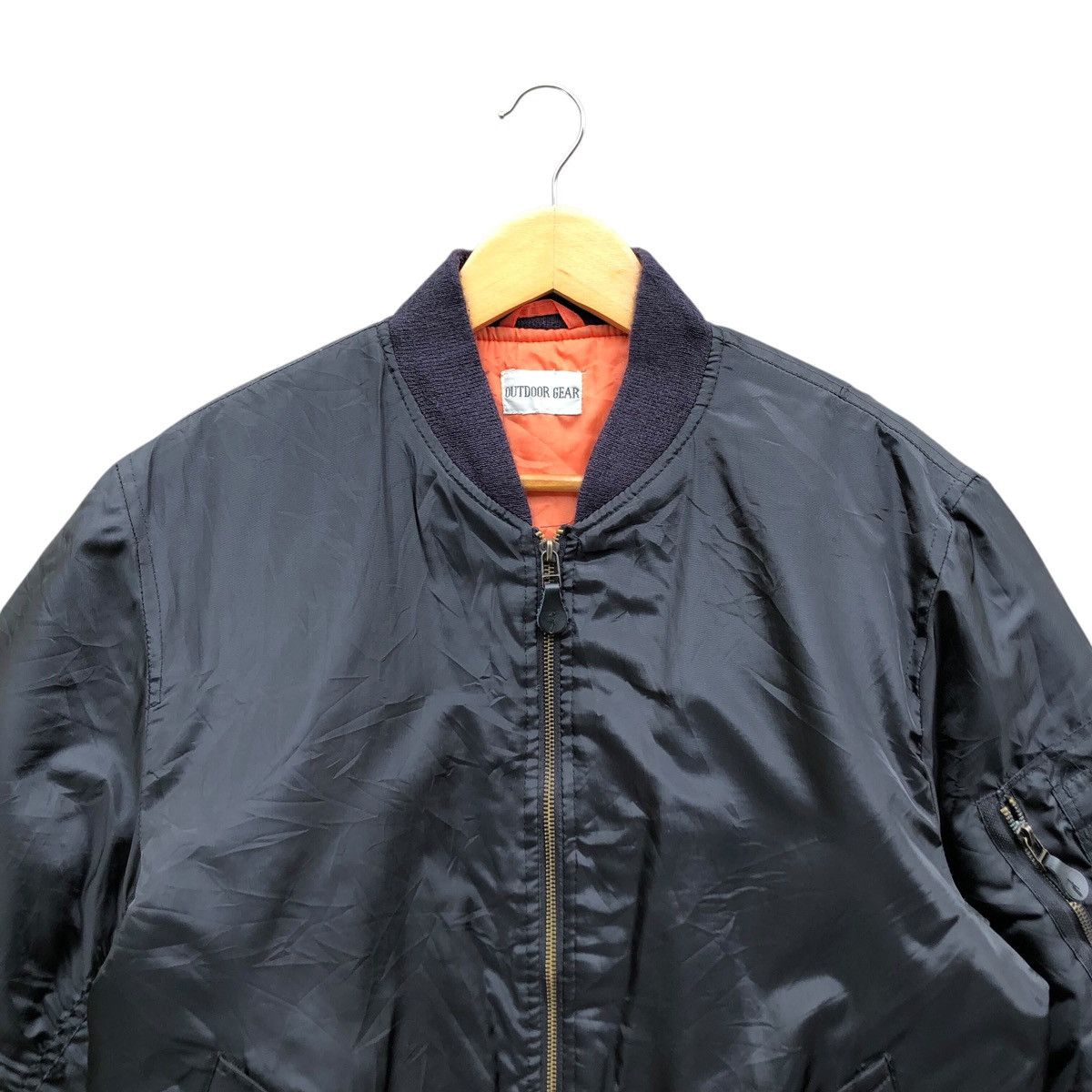 Japanese Brand Japanese OUTDOOR GEAR type ma-1 bomber jacket Size US M / EU 48-50 / 2 - 2 Thumbnail