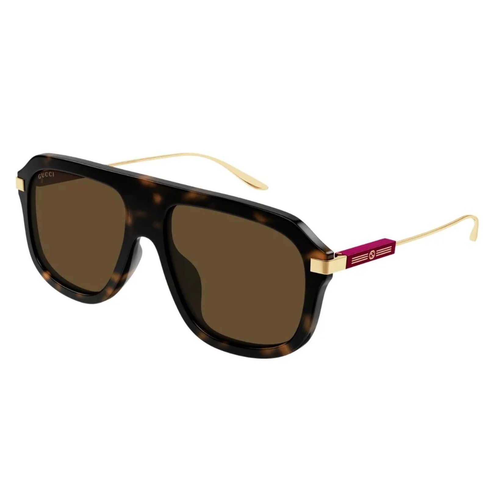 Gucci NEW Gucci Sunglasses GG1309S 006 Dark Havana/Brown Unisex Size ONE SIZE - 10 Thumbnail