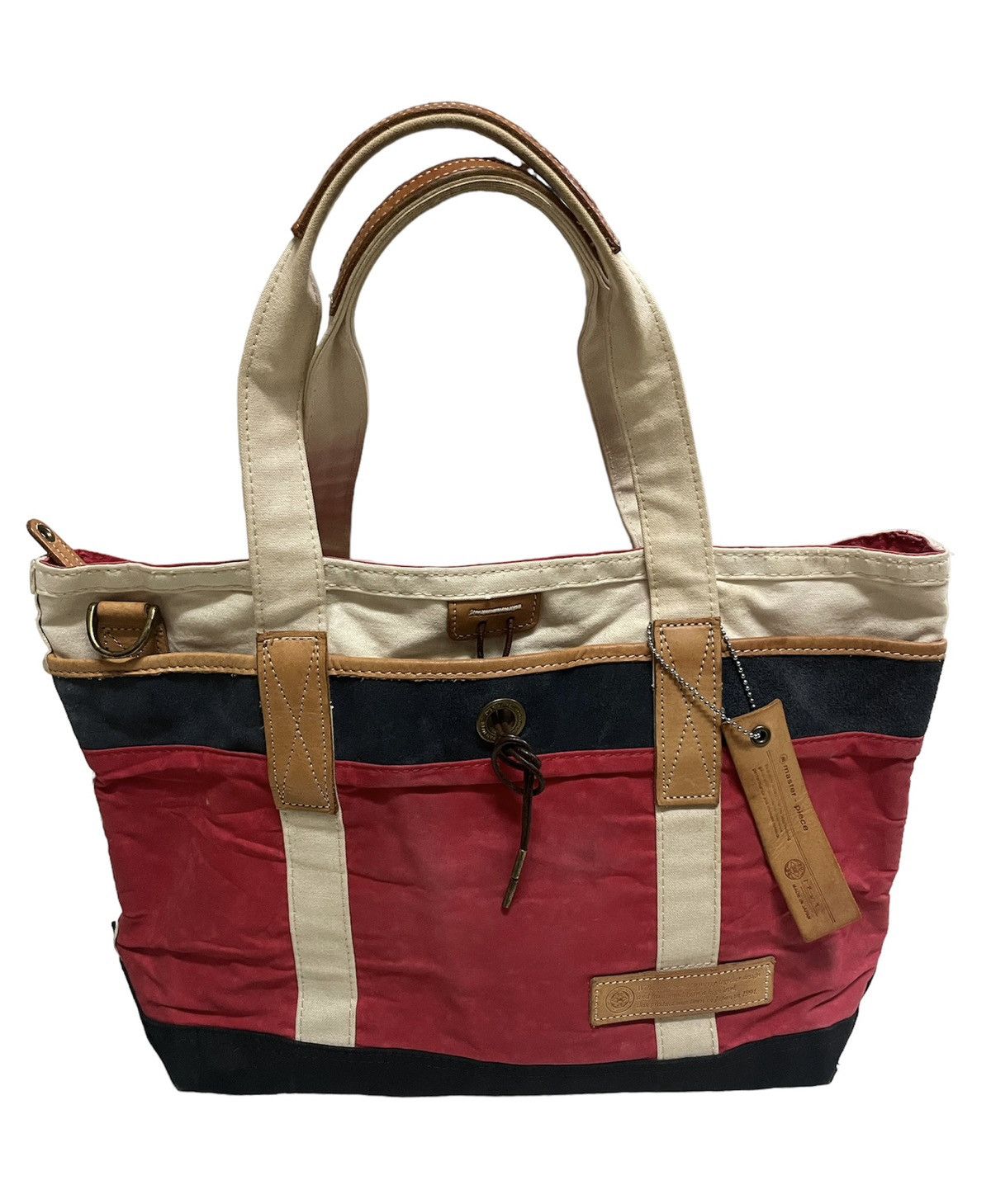 image of Masterpiece Masterpice Tote Bag in Red/White, Men's