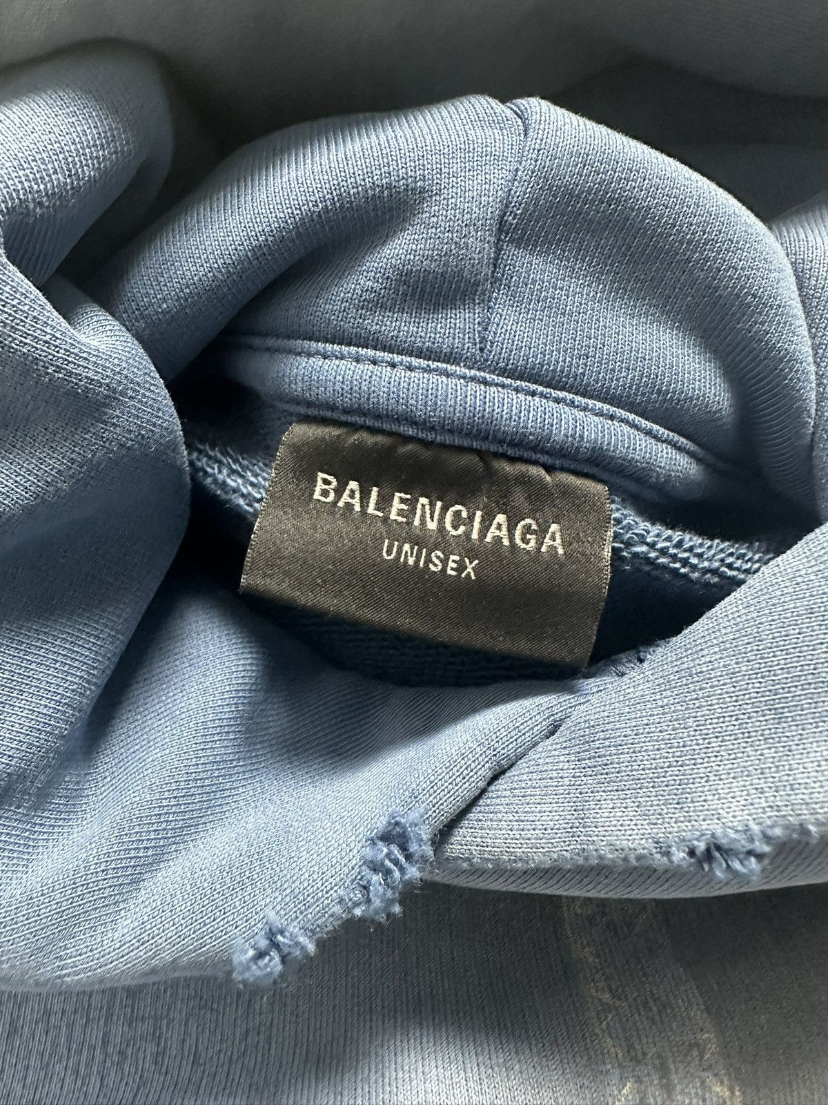 Balenciaga Balenciaga „Paris Moon“ faded blue Hoodie Sz1 NEW Size US S / EU 44-46 / 1 - 4 Thumbnail