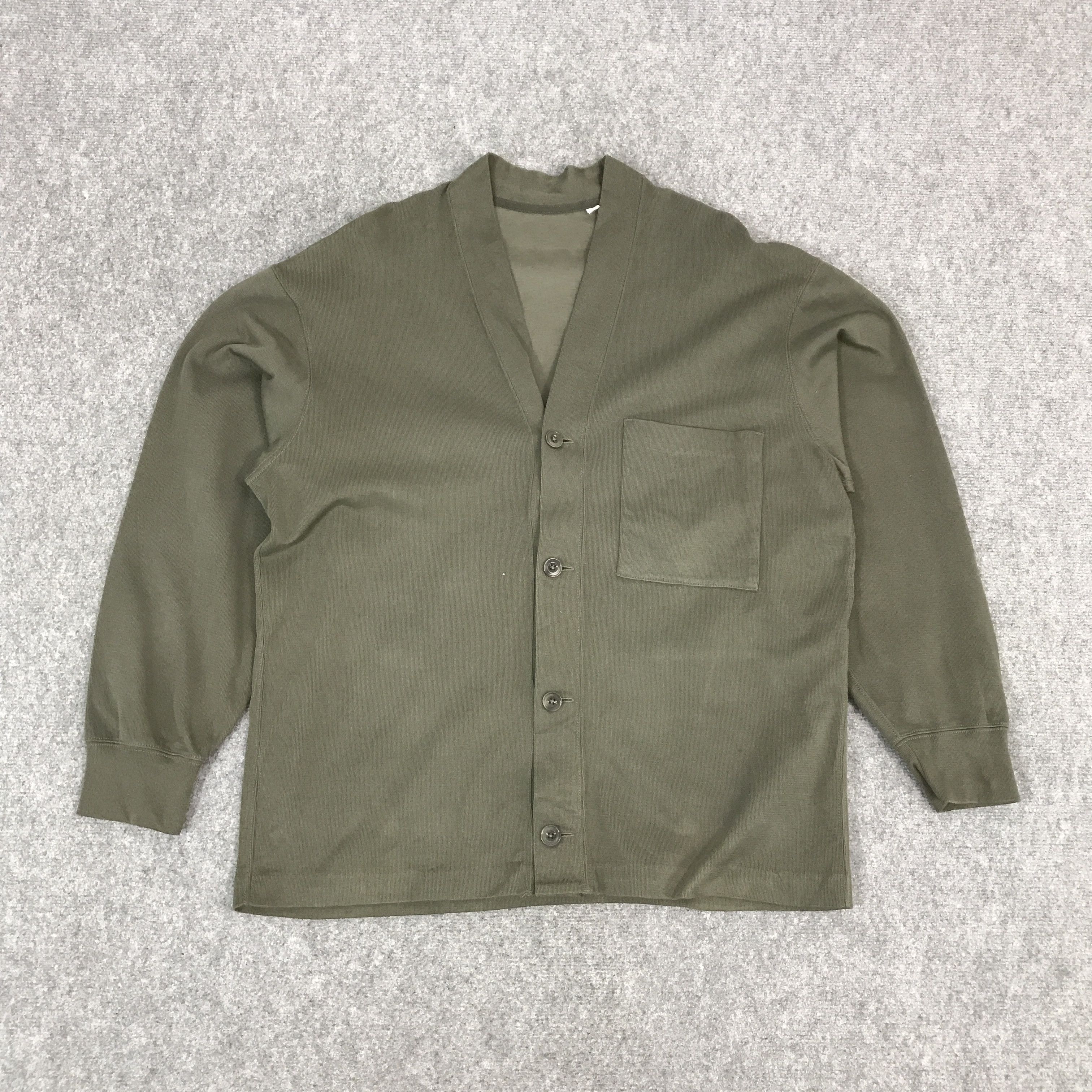 Christophe Lemaire × Japanese Brand × Uniqlo UNIQLO X LEMAIRE BUTTON CARDIGAN JACKET Size US XXL / EU 58 / 5 - 1 Thumbnail