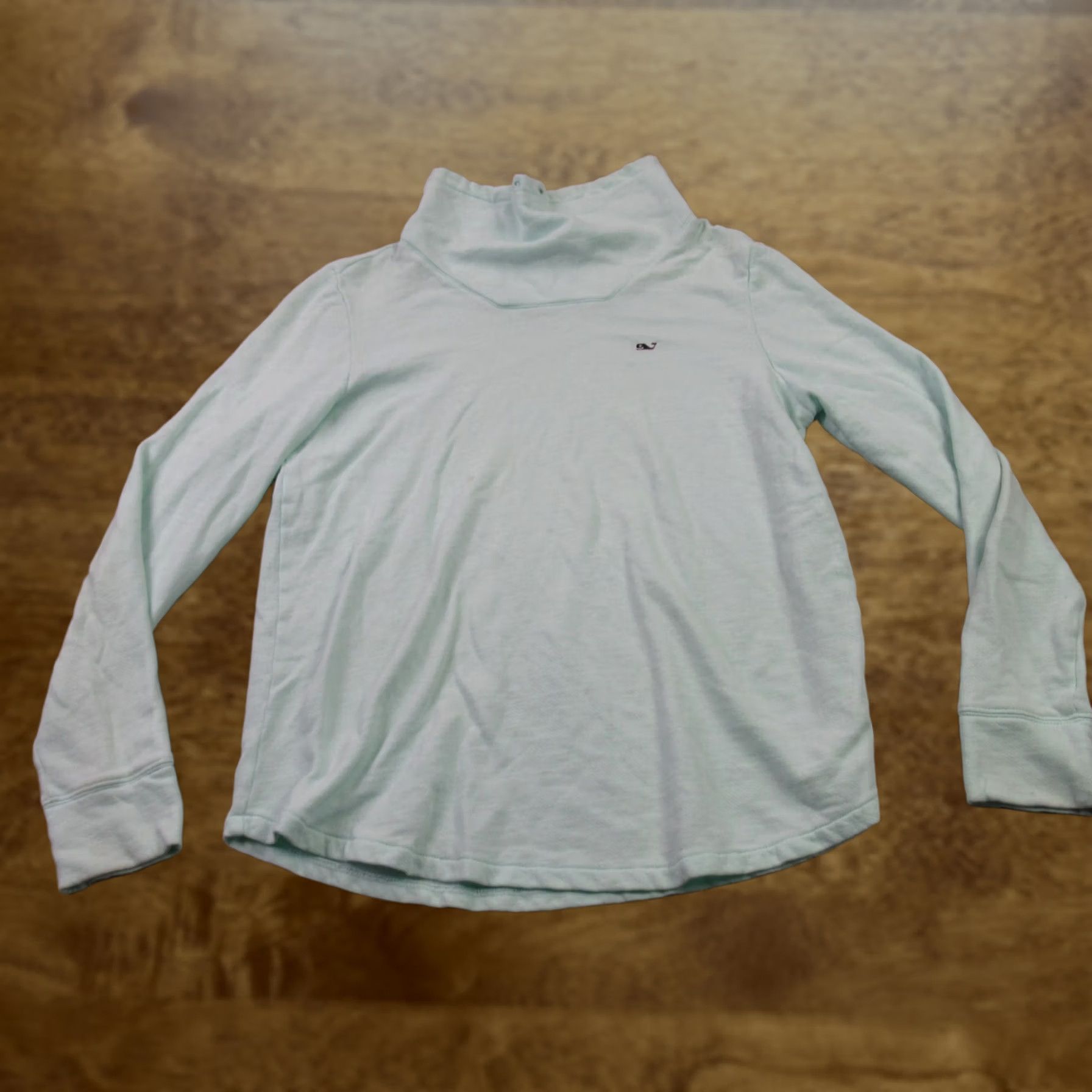Vineyard Vines Vineyard Vines Sweater Womens Small High Nick Green Long Sleeve Pullover Shirt Size S / US 4 / IT 40 - 1 Thumbnail