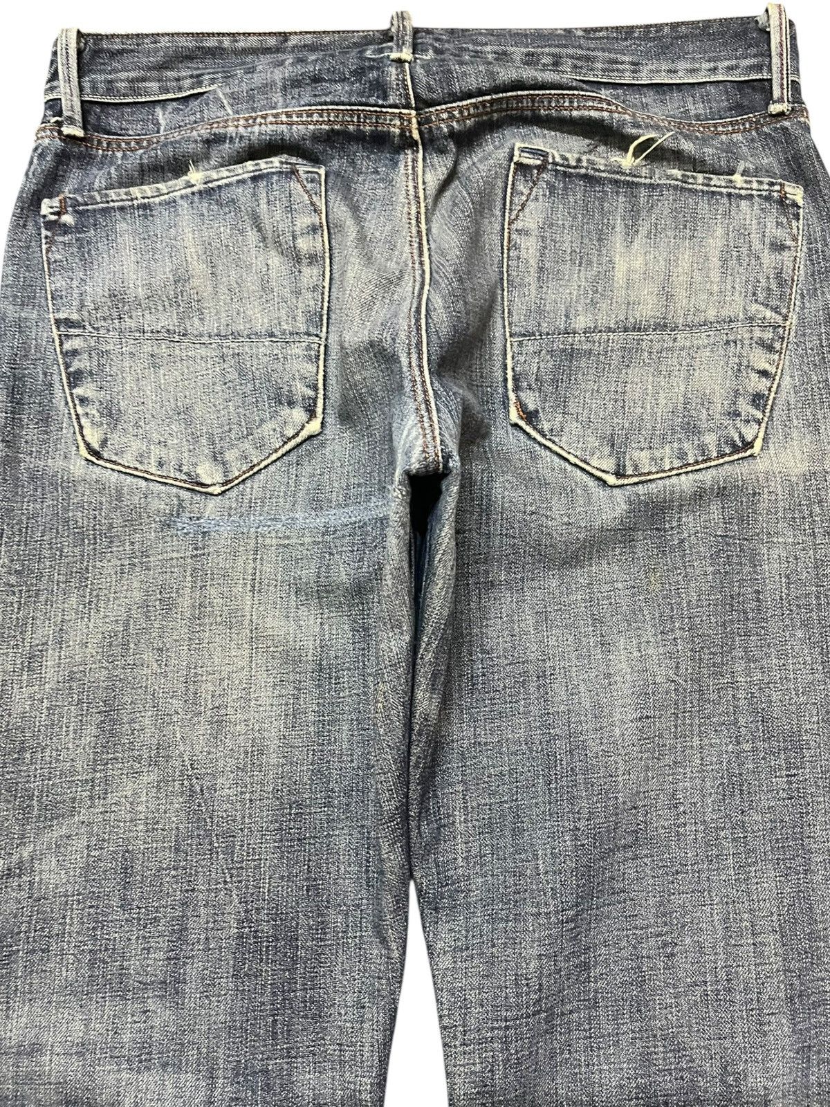 Banana Republic Vintage Banana Republic Blue Indigo Scratch Marks Denim Size US 32 / EU 48 - 7 Thumbnail