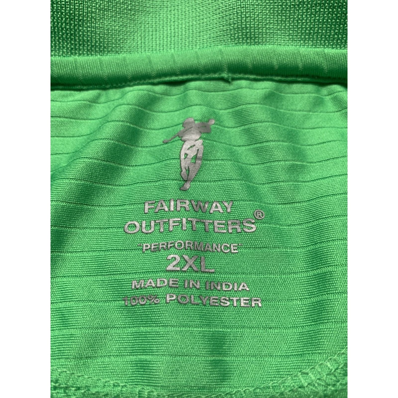 Vintage Fairway Outfitters performance 2XL polyester Golf shirt Green Size US XXL / EU 58 / 5 - 4 Thumbnail