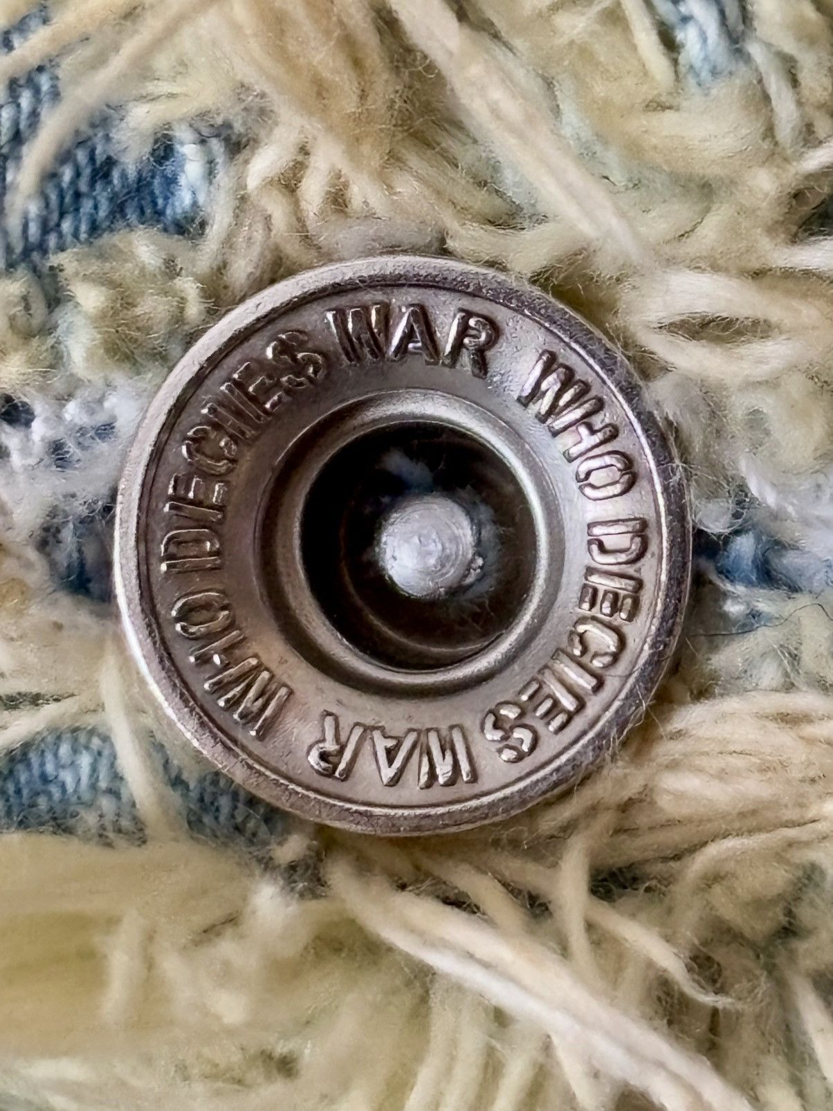 Who Decides War WHO DECIDES WAR Barren Thread Jacket Golden Size Small Size US S / EU 44-46 / 1 - 5 Thumbnail
