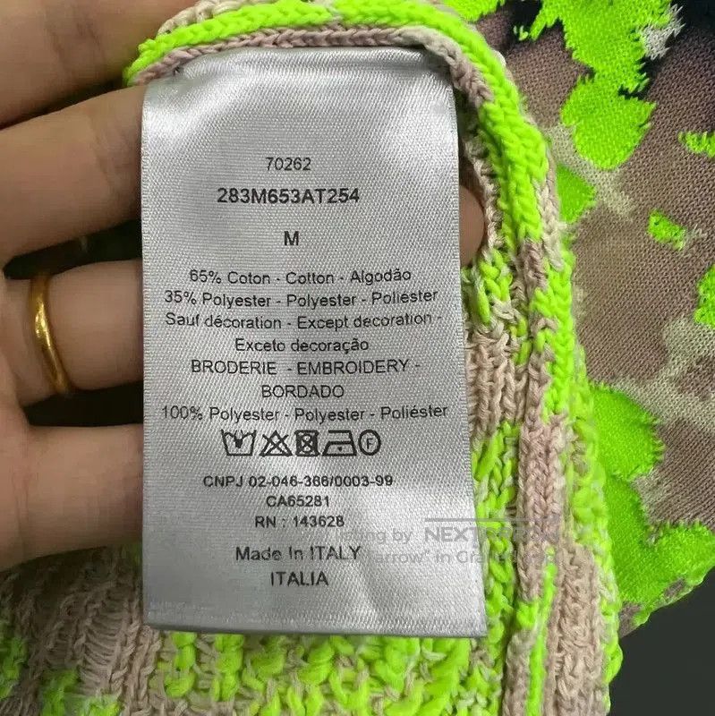 Dior Dior Summer Multicolor Cotton Short Sleeve T-Shirt . Size US M / EU 48-50 / 2 - 5 Thumbnail