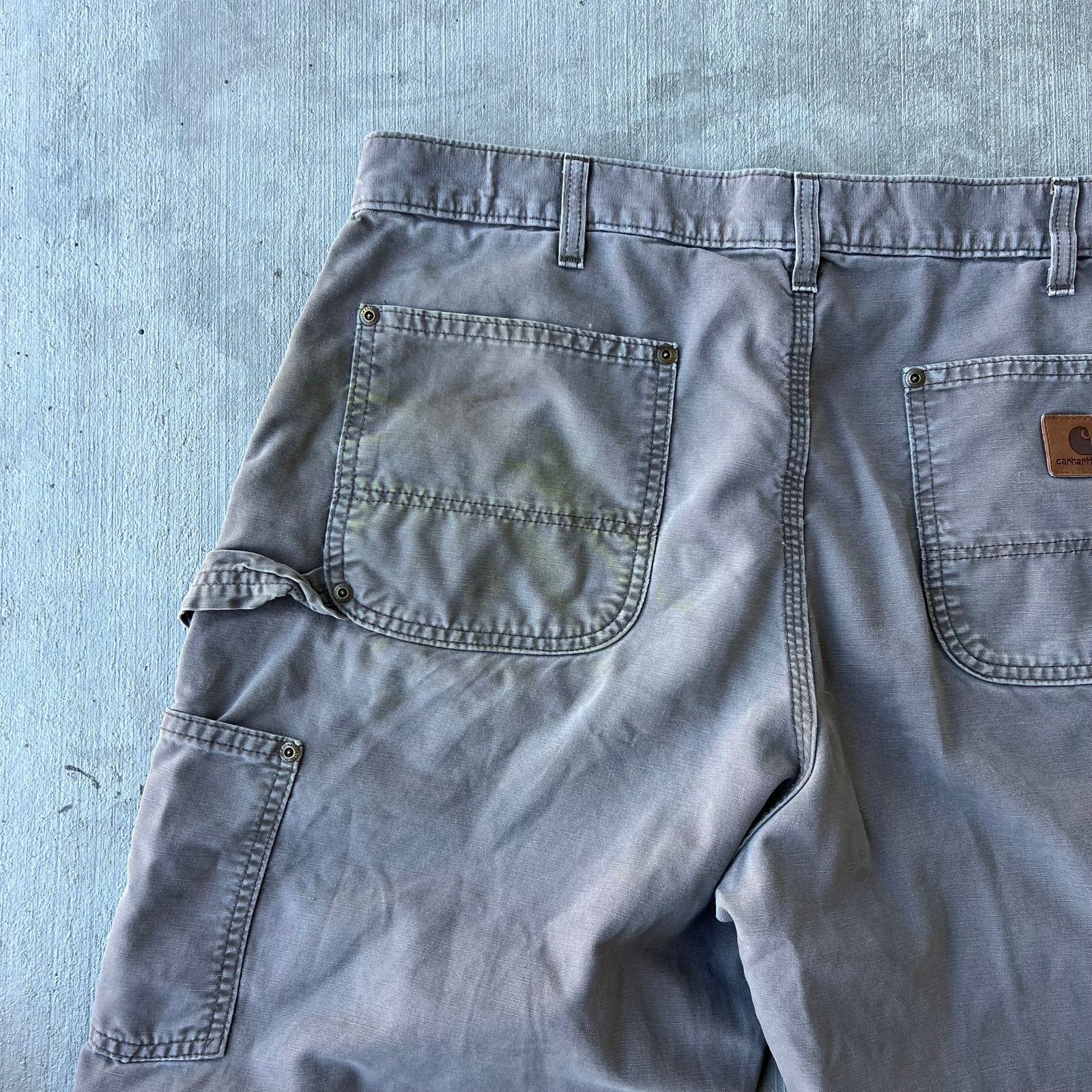 Carhartt × Vintage Carhartt brown double knee work wear carpenter pants Size US 35 - 6 Thumbnail