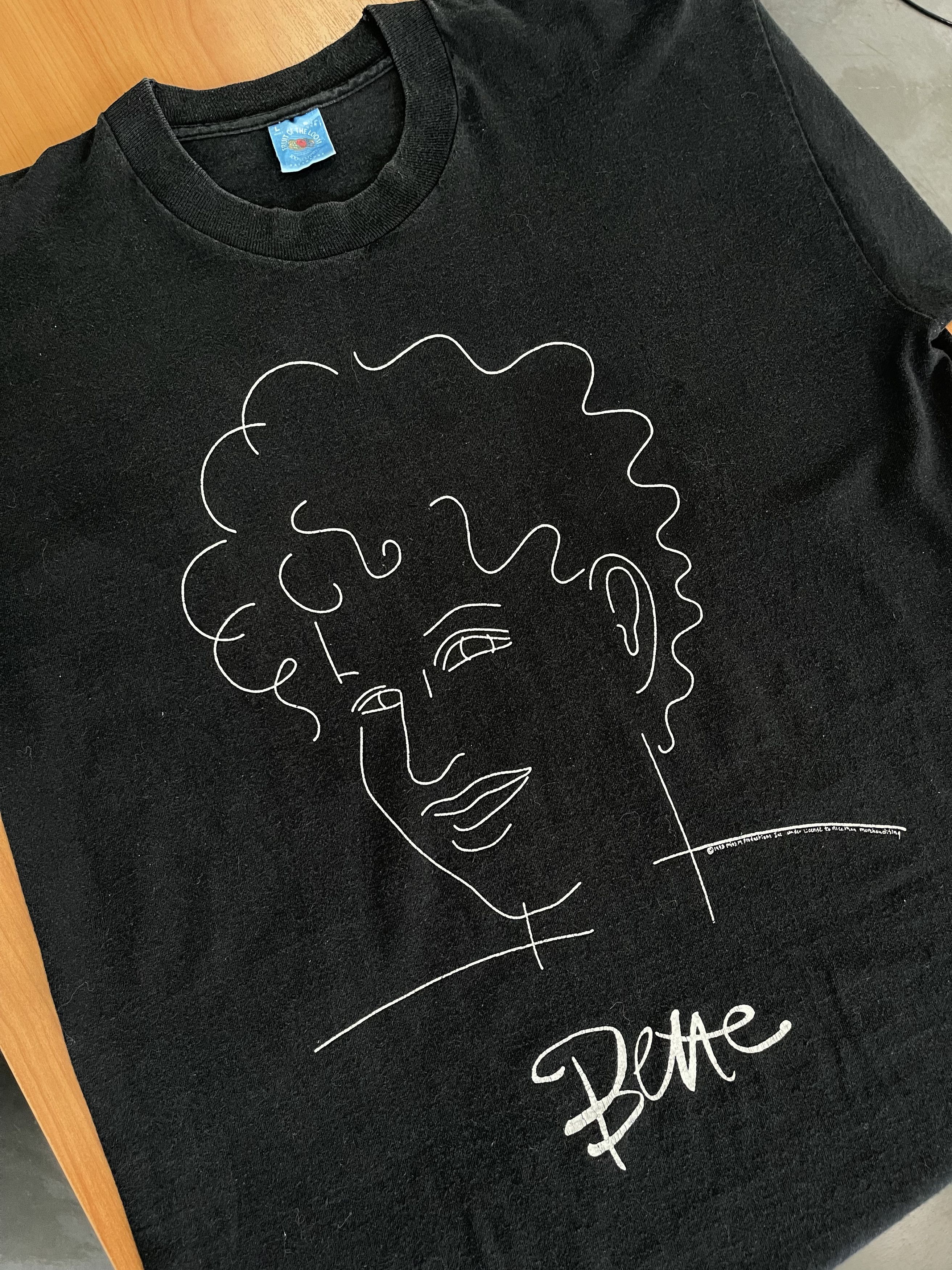 Band Tees VINTAGE BETTE MIDLER 1993 T Shirt Size US L / EU 52-54 / 3 - 3 Thumbnail