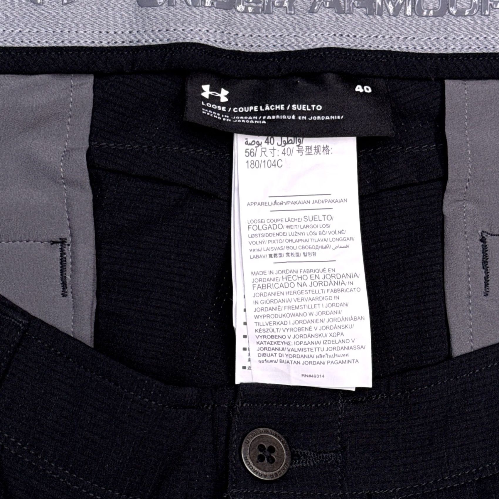 Under Armour Under Armour Showdown Pants Mens 40x30 Black Straight Loose Fit Golf New Size US 40 / EU 56 - 7 Thumbnail