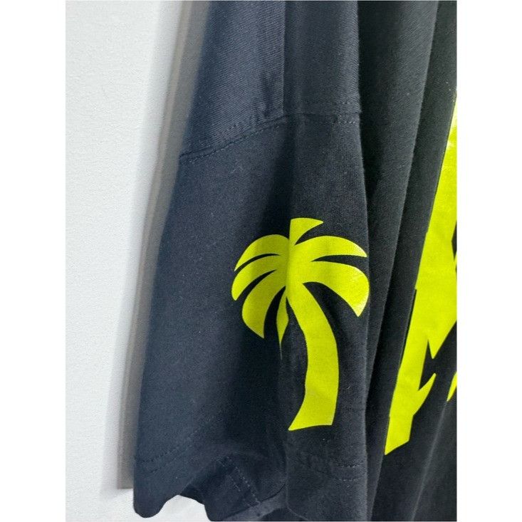 Palm Angels Palm Angels Gothic Logo T-Shirt Black Neon Green Men’s L Size US L / EU 52-54 / 3 - 4 Thumbnail
