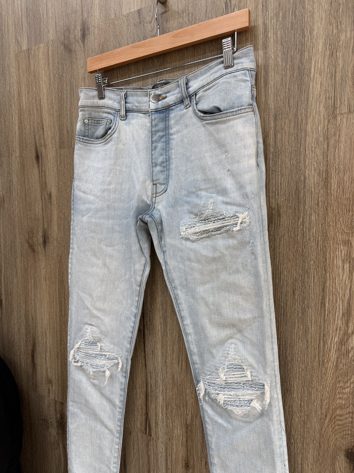 Amiri Amiri Blue Bandana Jeans Size US 30 / EU 46 - 4 Thumbnail