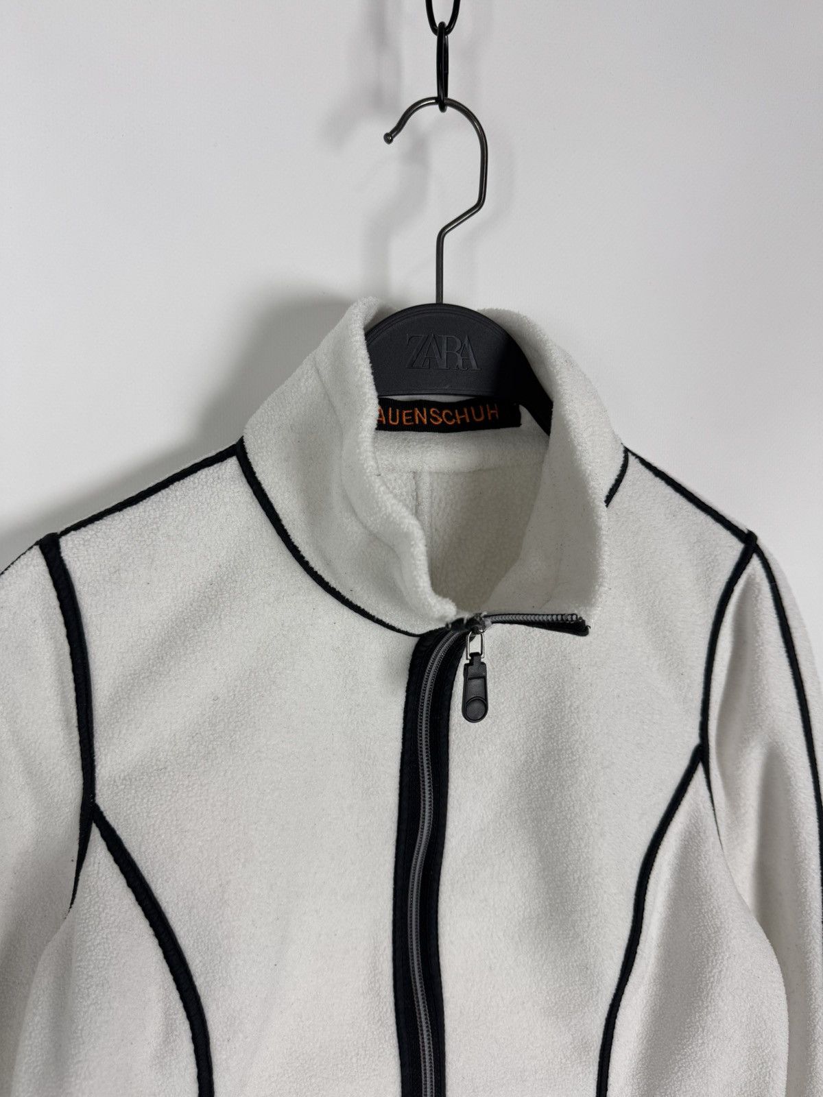 Frauenschuh Frauenschuh White Full Zip Fleece Pullover Size M / US 6-8 / IT 42-44 - 3 Thumbnail