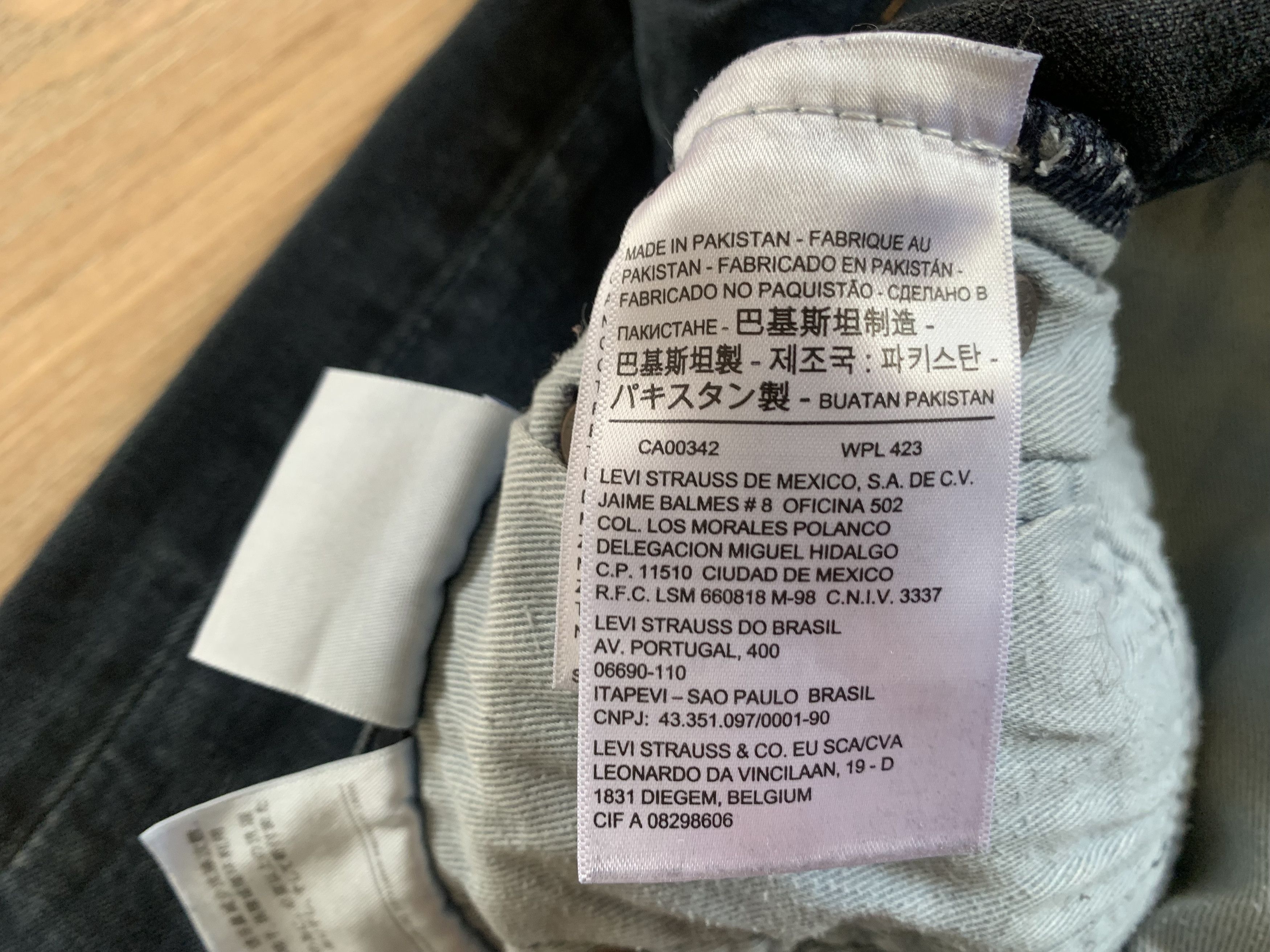 Levi's Levi's 512 Navy Blue Jeans Size US 30 / EU 46 - 11 Thumbnail