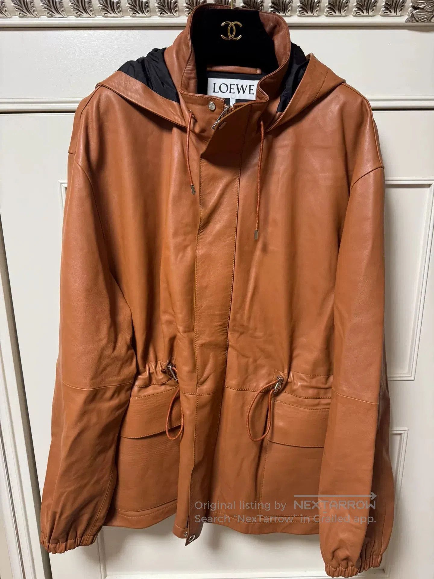 Loewe LOEWE Men's Casual Leather Jacket. Size US L / EU 52-54 / 3 - 1 Thumbnail