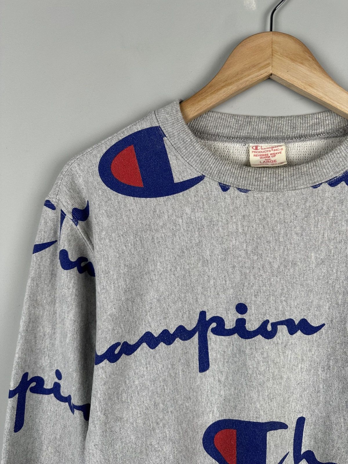 Champion Champion Reverse Weave Up Monogram Logo Sweatshirt Size US L / EU 52-54 / 3 - 5 Thumbnail