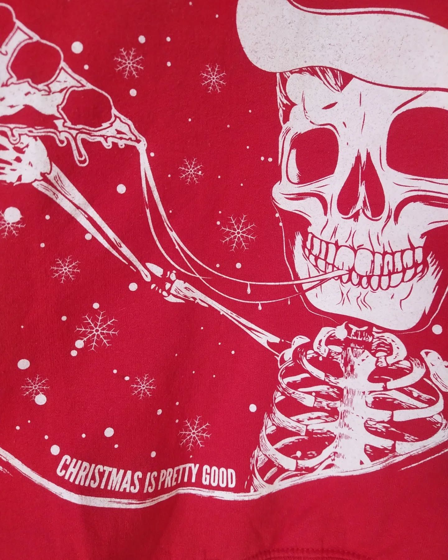 Band Tees Real Friends Christmas Pizza Band Crewneck Pop Punk Size US S / EU 44-46 / 1 - 3 Thumbnail