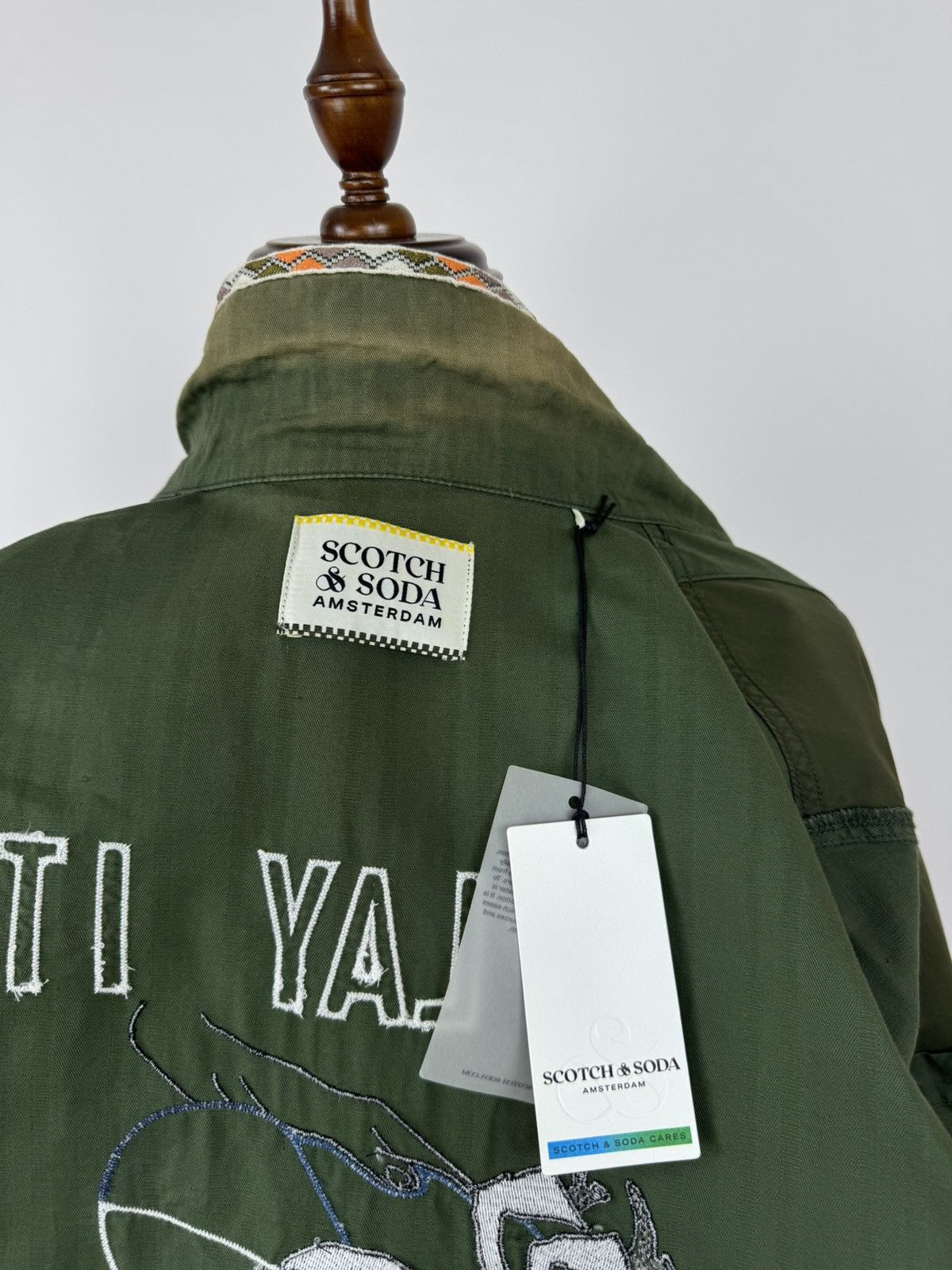 Scotch & Soda Scotch Soda field green jacket M65 Army jacket Dj overshirt Size US M / EU 48-50 / 2 - 12 Thumbnail