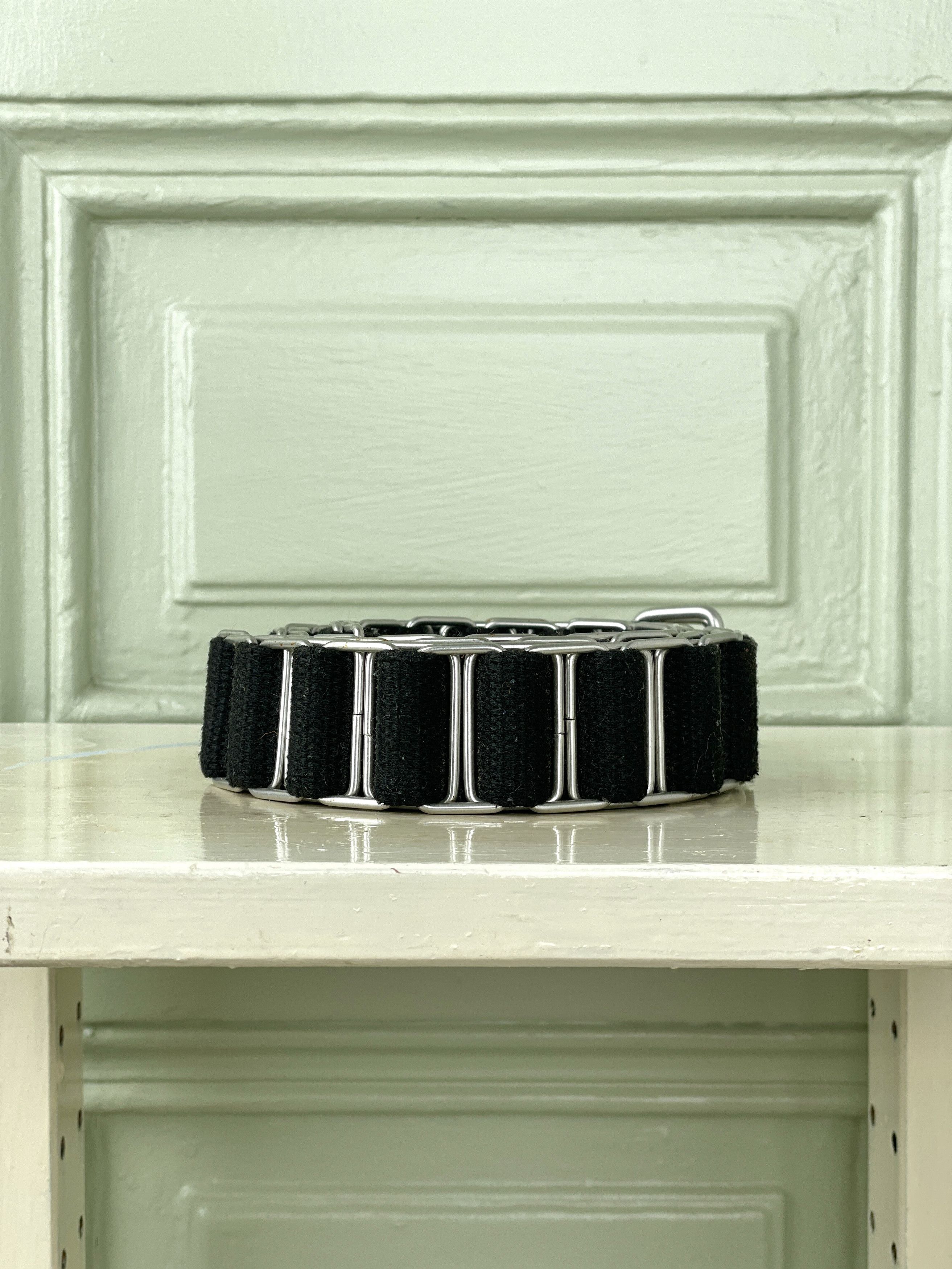 HELMUT LANG AW98 Canvas chain belt