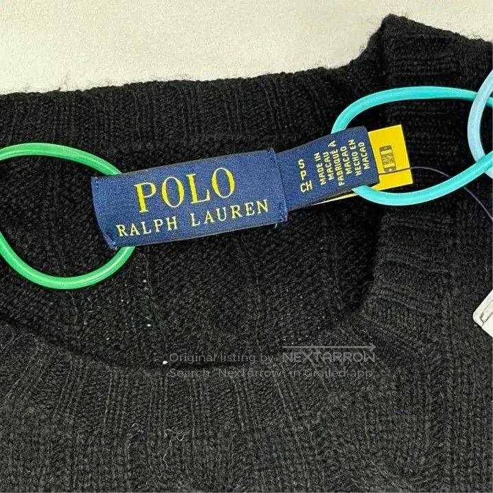 Polo Ralph Lauren Polo Ralph Lauren Men's Logo Embroidered Wool Sweater. Size US S / EU 44-46 / 1 - 2 Thumbnail