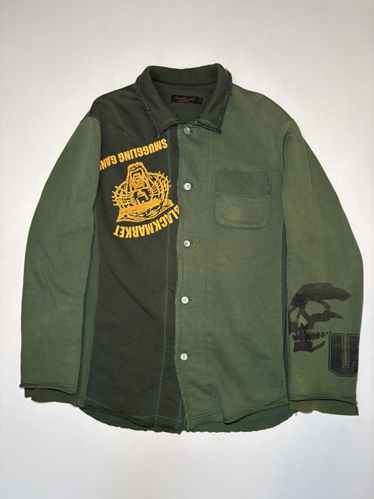 Undercover Undercover AW03 “Paperdoll” Hybrid Sweatshirt Button Down Size US M / EU 48-50 / 2 - 1 Thumbnail