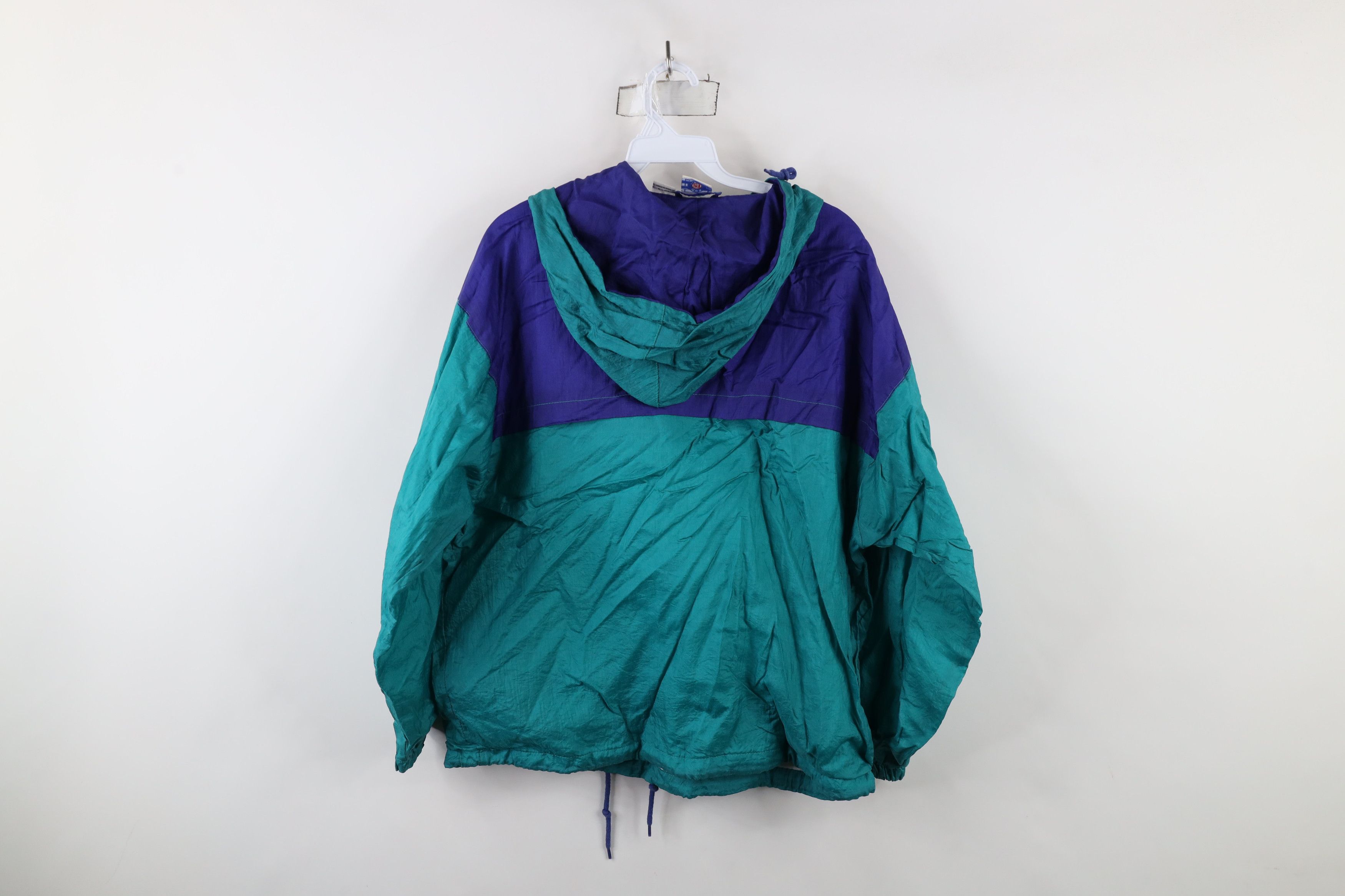 Vintage Vintage 90s Streetwear Hooded Anorak Windbreaker Jacket Size M / US 6-8 / IT 42-44 - 13 Thumbnail