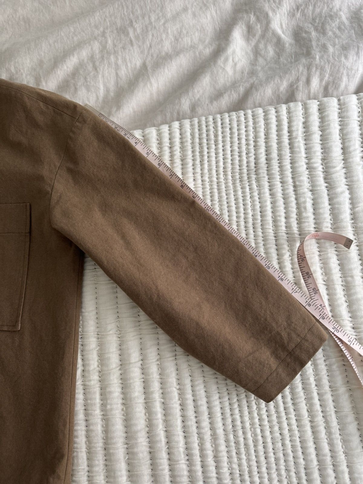 Evan Kinori Field Shirt Two Undyed Organic Cotton Canvas Size US XS / EU 42 / 0 - 12 Thumbnail