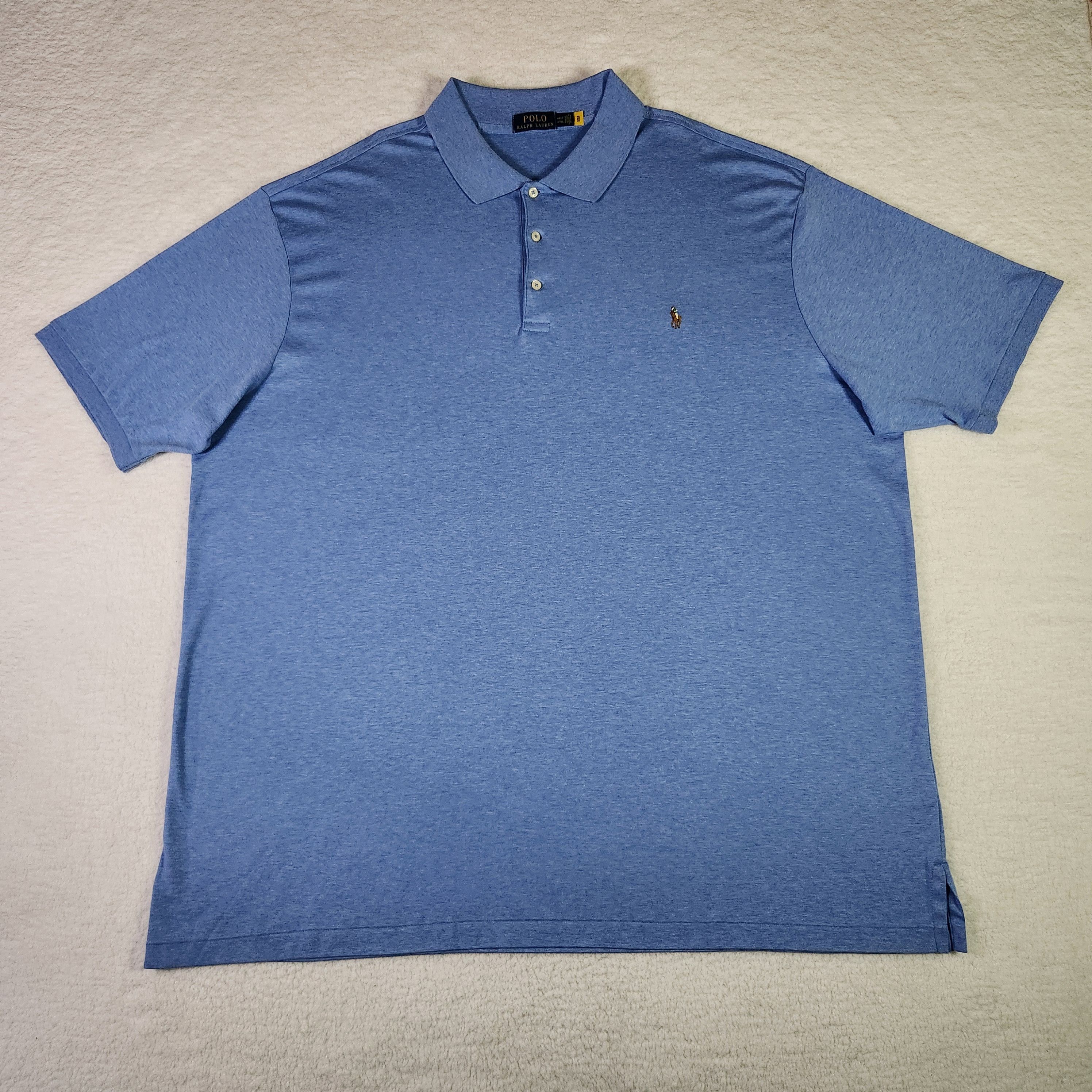 Polo Ralph Lauren Shirt 4XLT Light Blue Big & Tall