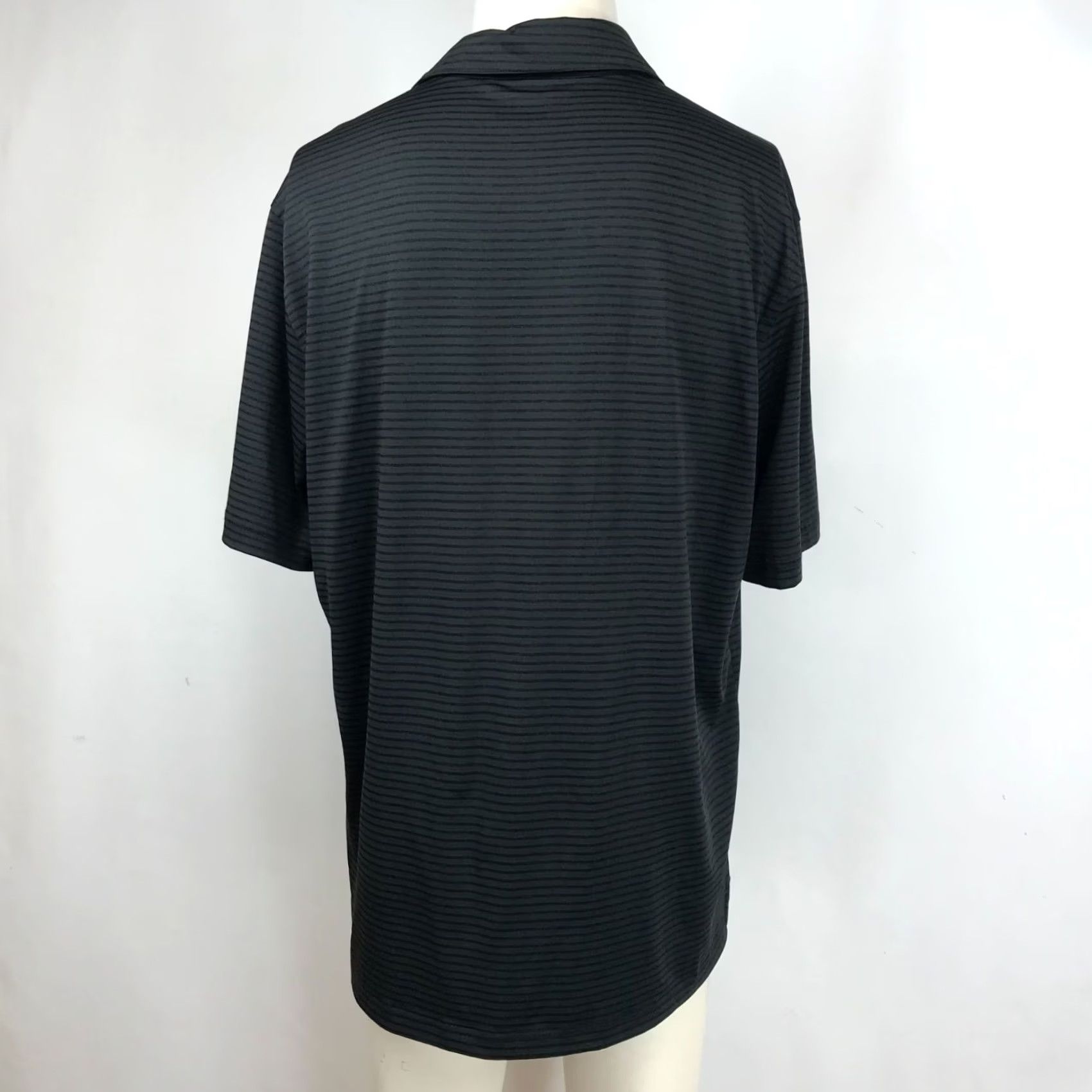 Vintage WALTER HAGEN GOLF Shirt Mens L Black Short Sleeve Collared Polyester Size US L / EU 52-54 / 3 - 5 Thumbnail