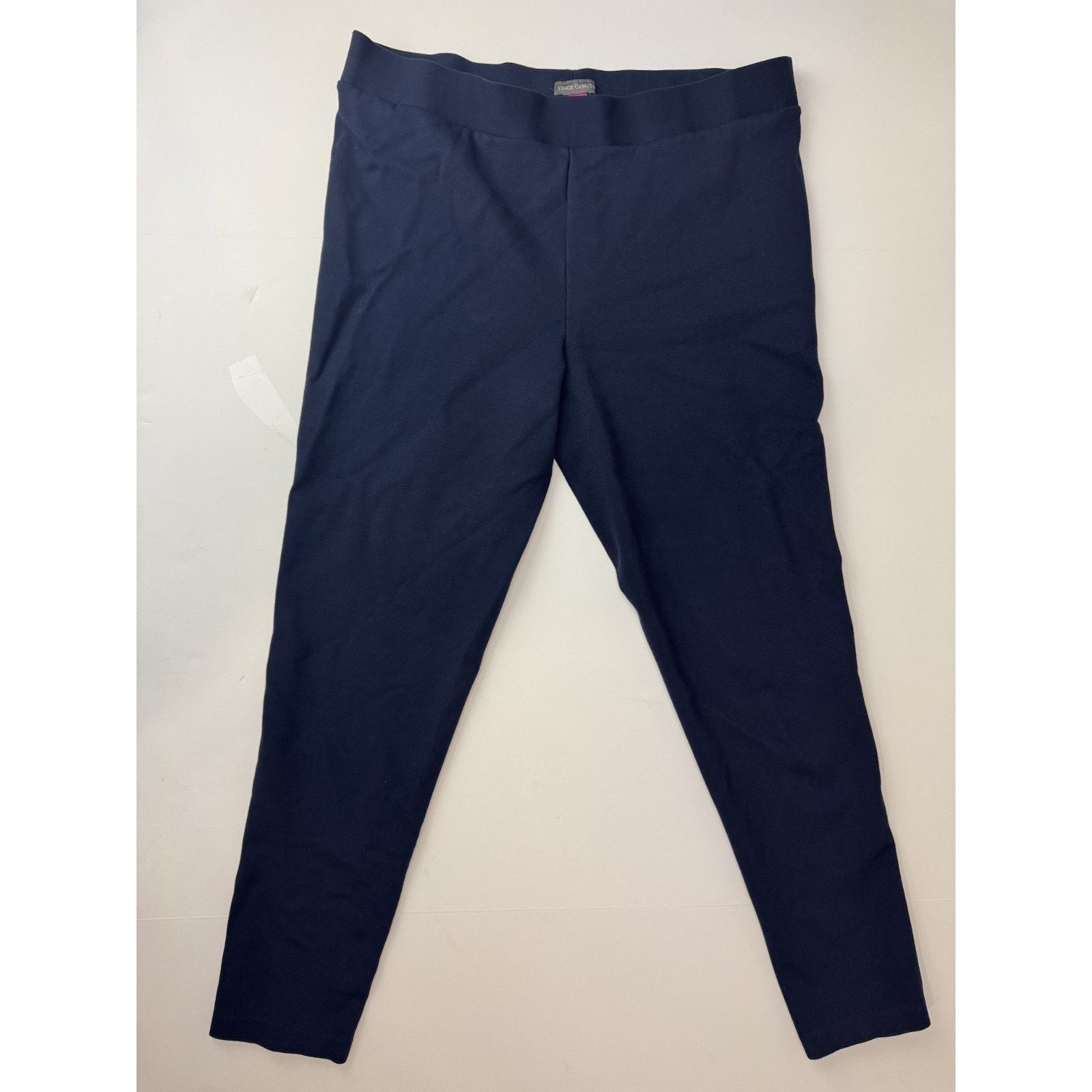 Vince Camuto Vince Camuto Ponte Knit Slim Leg Navy Blue Pants 9199312 Lrg Size 32" / US 10 / IT 46 - 1 Thumbnail