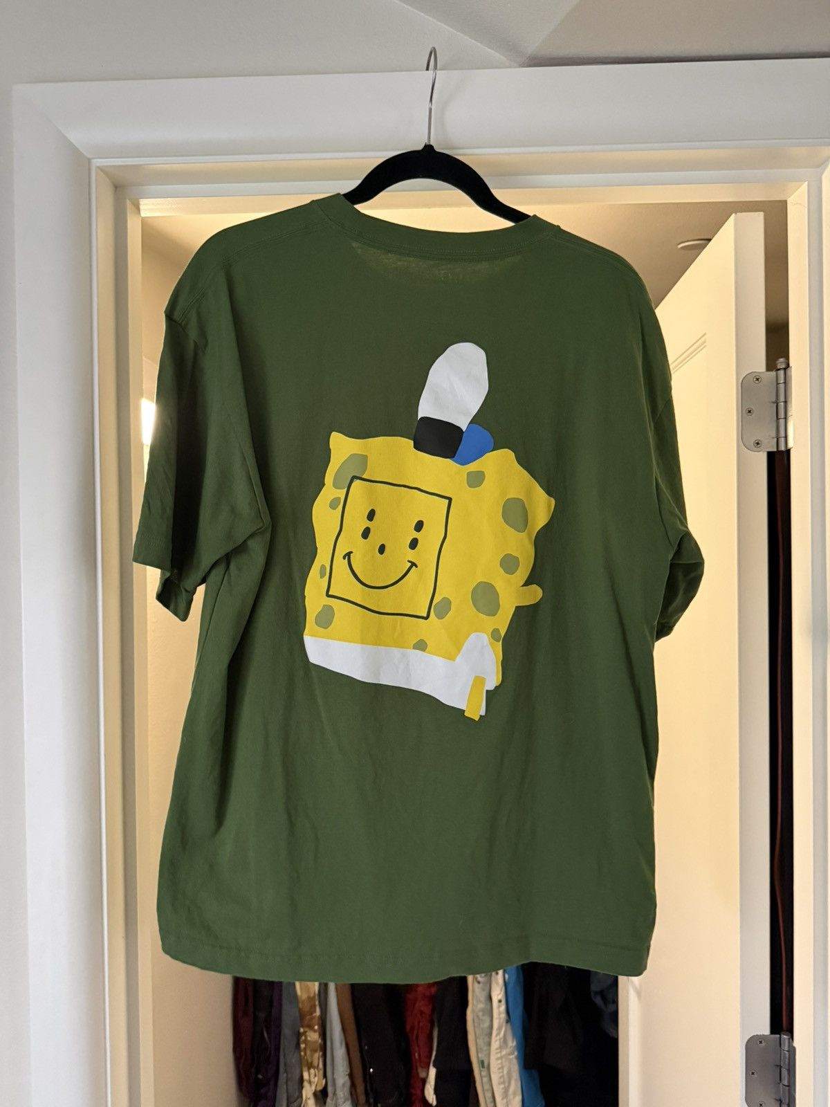 Cactus Plant Flea Market × Uniqlo Uniqlo x CPFM SpongeBob Tee Size Medium Size US M / EU 48-50 / 2 - 2 Thumbnail