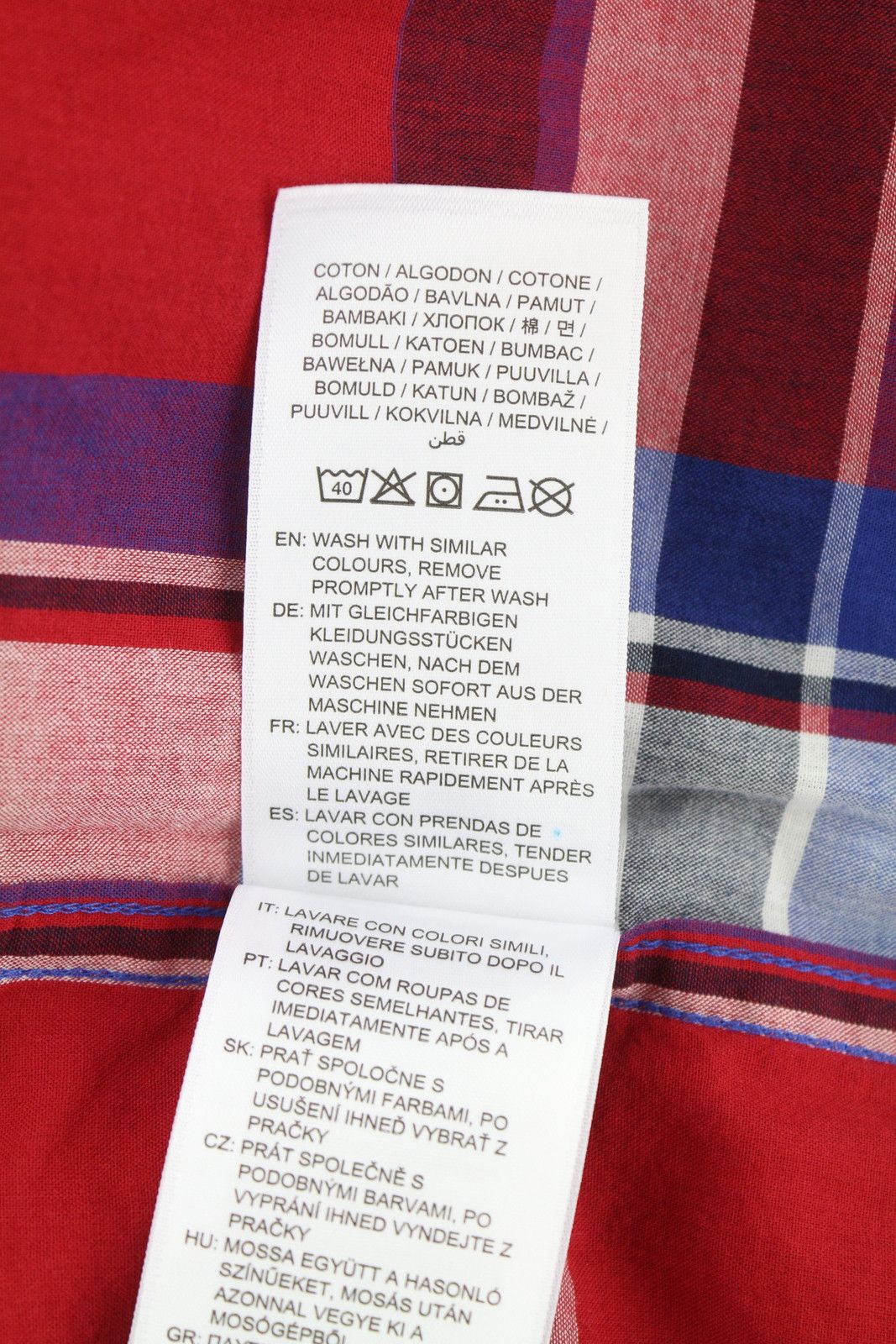 Gant WASHED POPLIN CHECK L Relaxed Plaid Button-Down 87497 Size US L / EU 52-54 / 3 - 9 Thumbnail