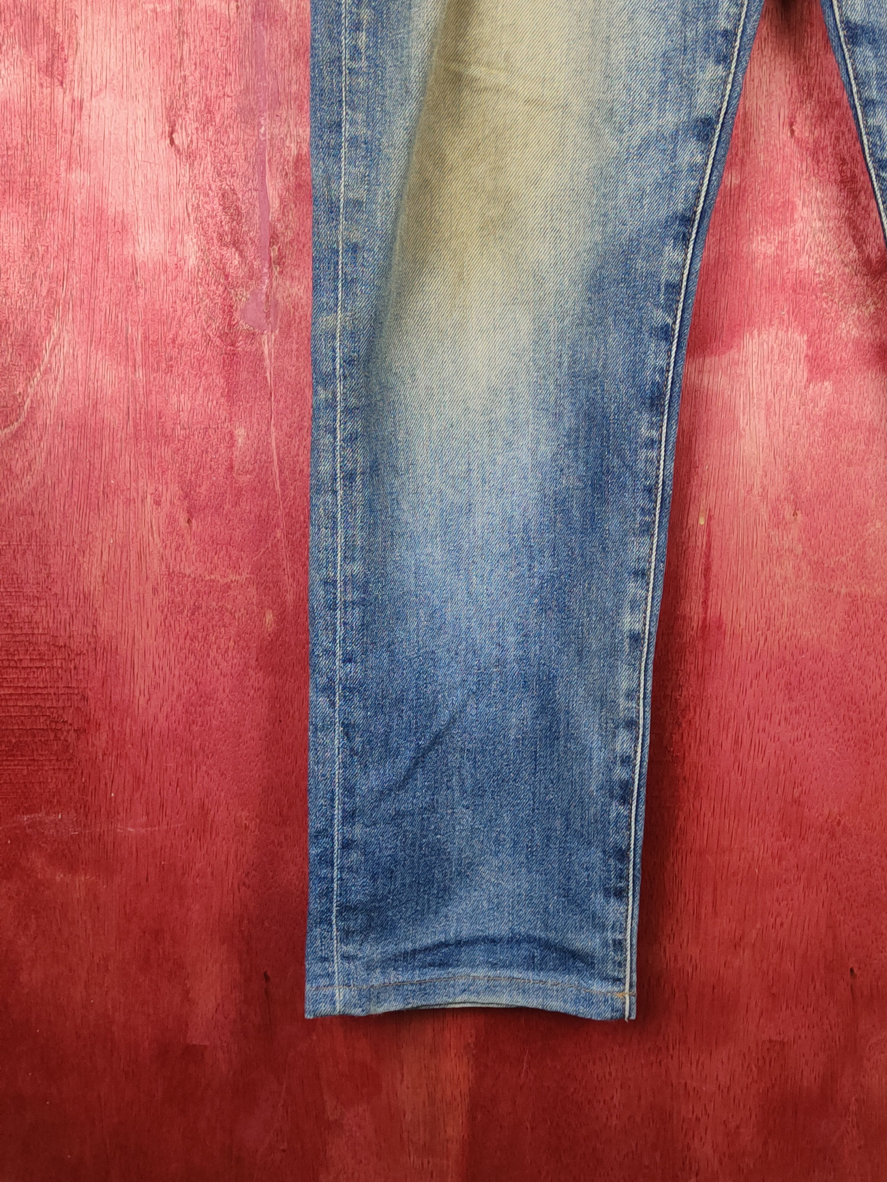 Japanese Brand Uniqlo Blue Distressed Ripped Jeans #S1638 Size US 34 / EU 50 - 4 Thumbnail