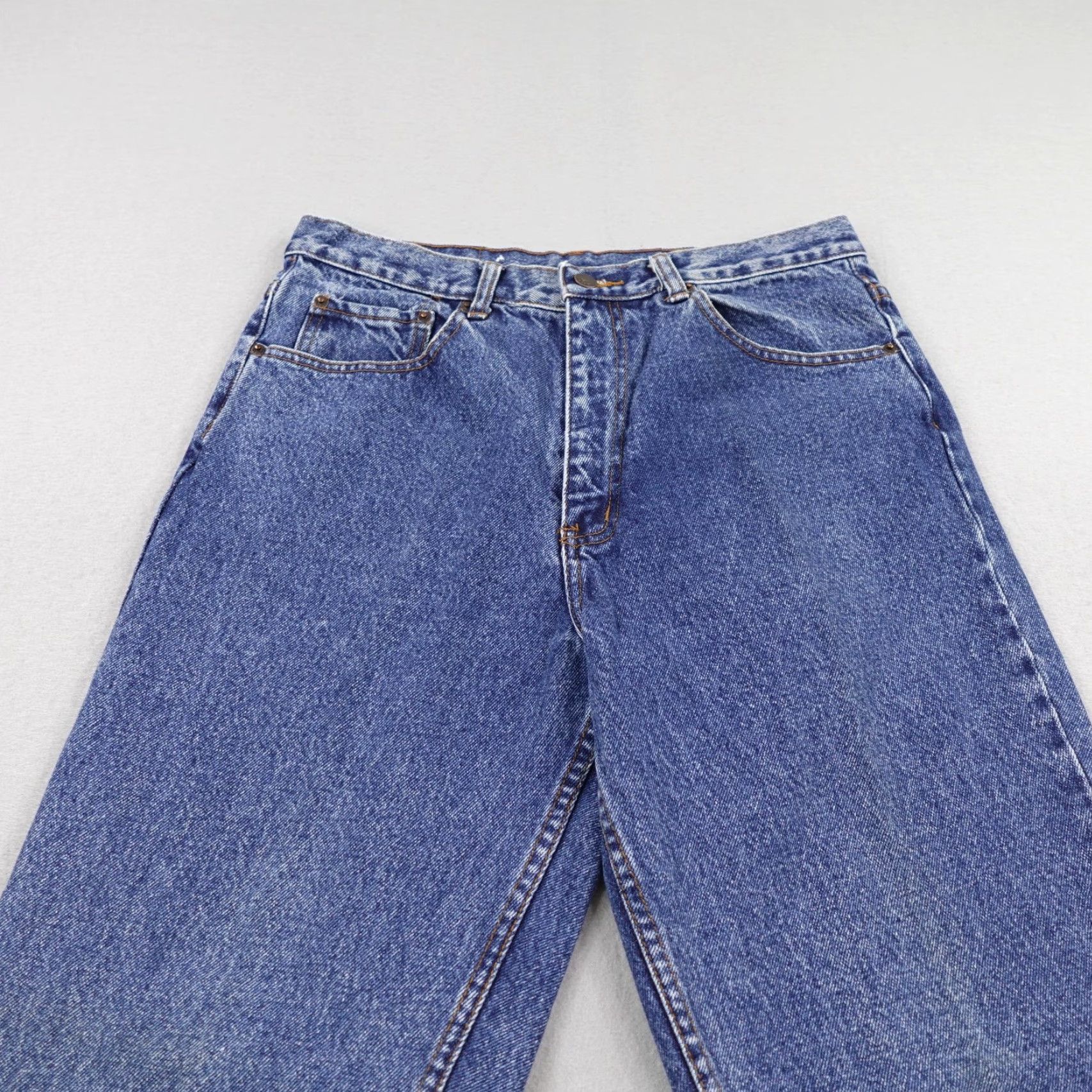 Vintage VINTAGE Solo Semore Jeans Men 34x32 Denim Blue Straight Regular Fit Skater Y2K Mens Size US 34 / EU 50 - 2 Thumbnail