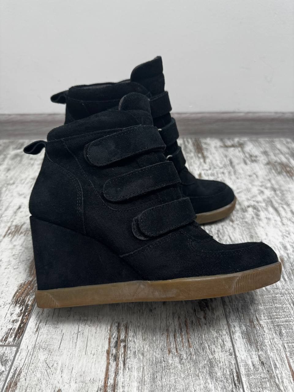 Buffalo London Buffalo London High-Top Wedge Sneakers Isabel Marant Style Size US 9 / IT 39 - 1 Thumbnail