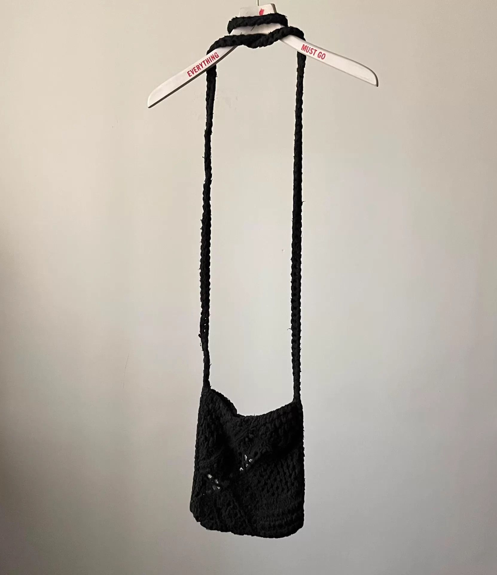 Number (N)ine Number (N)ine 03AW Grunge Knit Crossbody Bag Size ONE SIZE - 1 Thumbnail