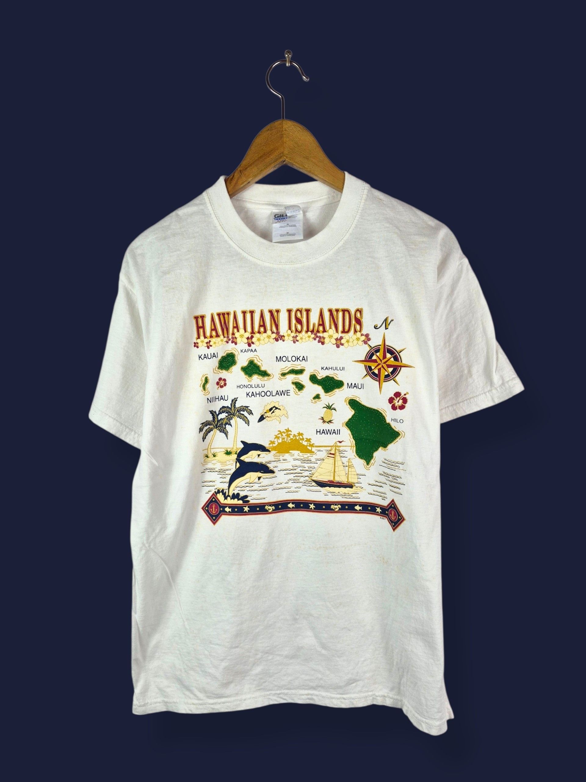 Vintage 🔥 Vintage Y2K Hawaiian Islands Tee Size US M / EU 48-50 / 2 - 1 Thumbnail