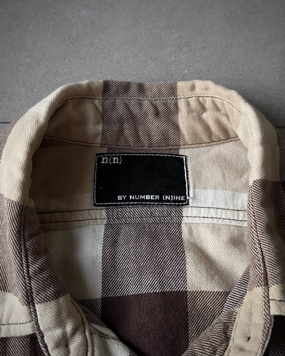Number (N)ine Number (N)ine Checkered Flannel Shirt Size US L / EU 52-54 / 3 - 6 Thumbnail