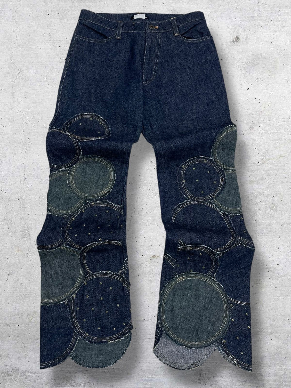 Tornado Mart VINTAGE GARDE COLLECTIVE OG JAPAN DESIGNER AVANTGARDE DENIM Size US 28 / EU 44 - 1 Thumbnail