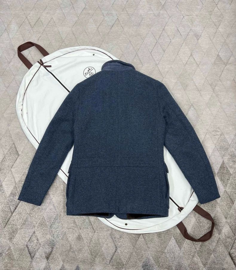Loro Piana LORO PIANA Roadster cashmere hunting coat Size US XL / EU 56 / 4 - 8 Thumbnail