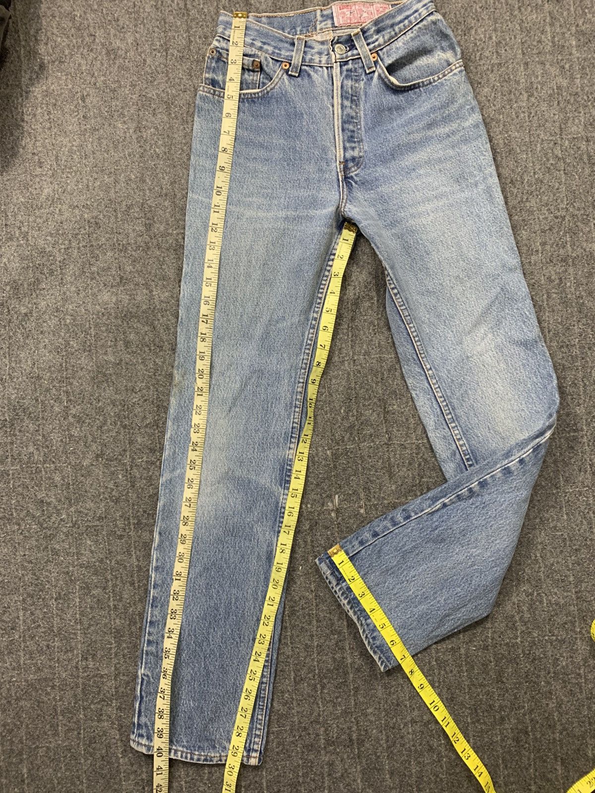 Levi's 90s Levis Strauss Lot 26501-0116 Denim Jeans Straight Cut Size 24" / US 00 / IT 34 - 12 Thumbnail