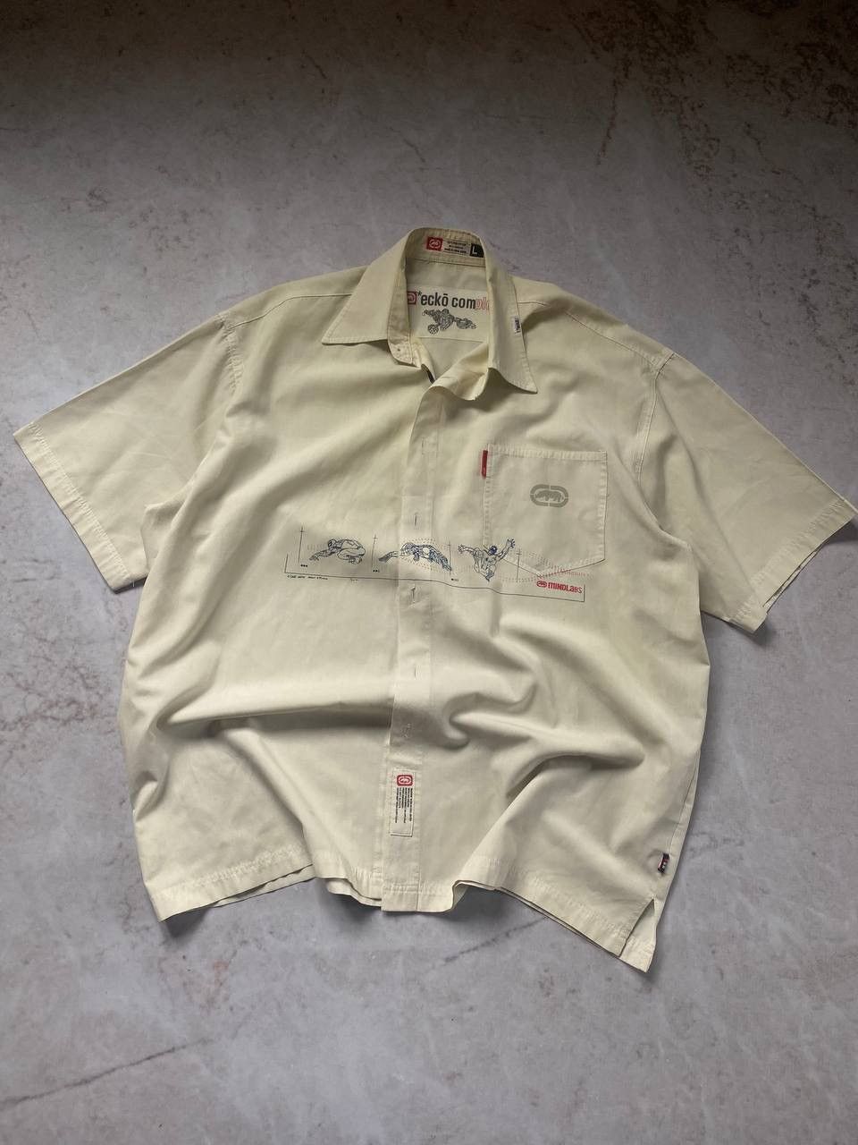 Vintage Ecko Unltd Oversized Short Sleeve Shirt Y2K