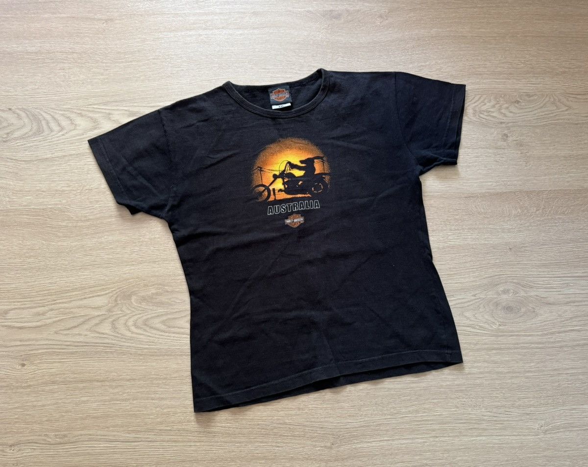 West Coast Choppers Vintage 90s Harley Davidson Australia Choppers Faded T-Shirt Size L / US 10 / IT 46 - 1 Thumbnail