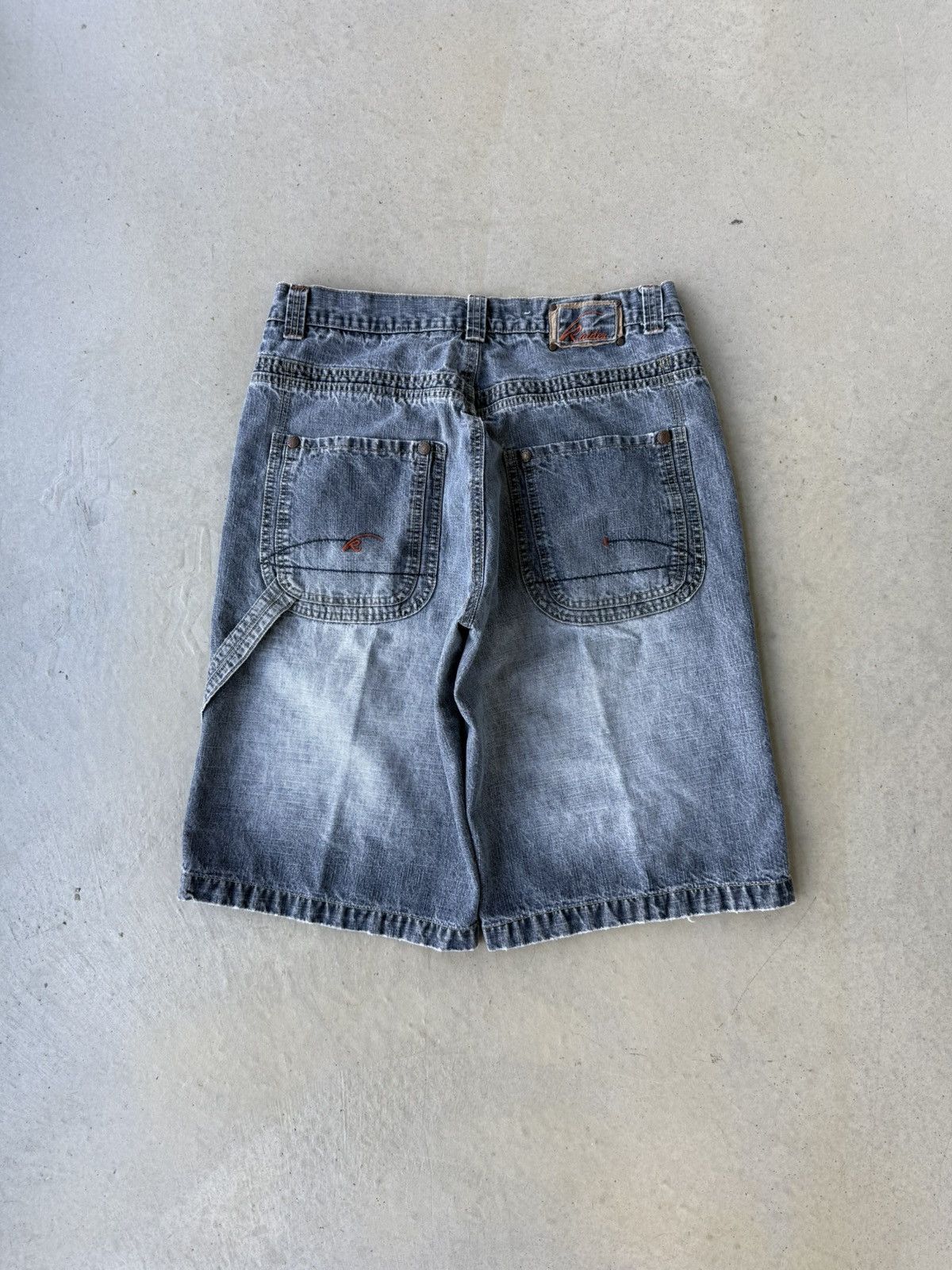 Southpole Vintage Y2K Raider Light Wash Southpole Style Baggy Shorts Size US 34 / EU 50 - 1 Thumbnail
