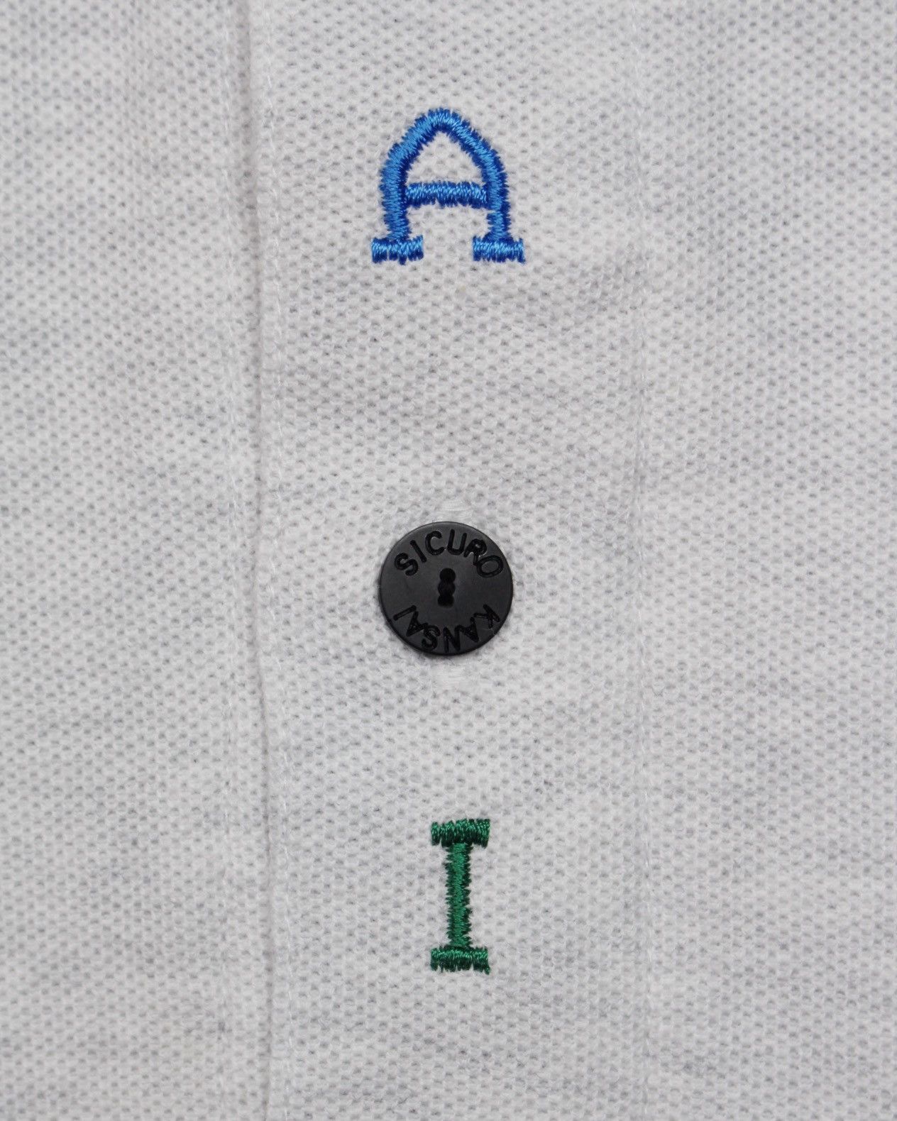 Kansai Yamamoto 1990S KANSAI YAMAMOTO SICURO COLOR-CODED PLACKET POLO Size US S / EU 44-46 / 1 - 7 Thumbnail