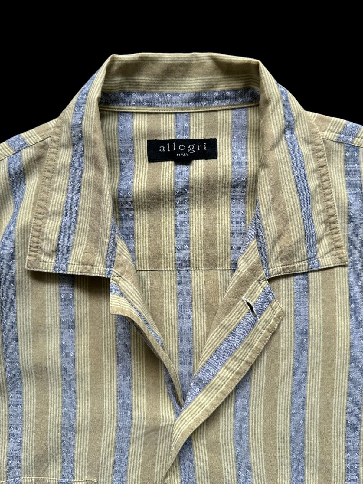 Allegri 90's Allegri open collar shirt [ Margiela era ] Size US L / EU 52-54 / 3 - 5 Thumbnail