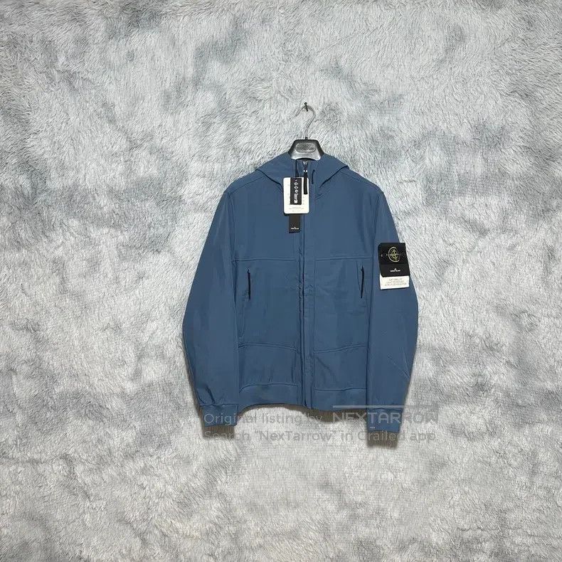 Stone Island Stone Island Softshell Waterproof Windbreaker Hooded Jacke Size US L / EU 52-54 / 3 - 1 Thumbnail